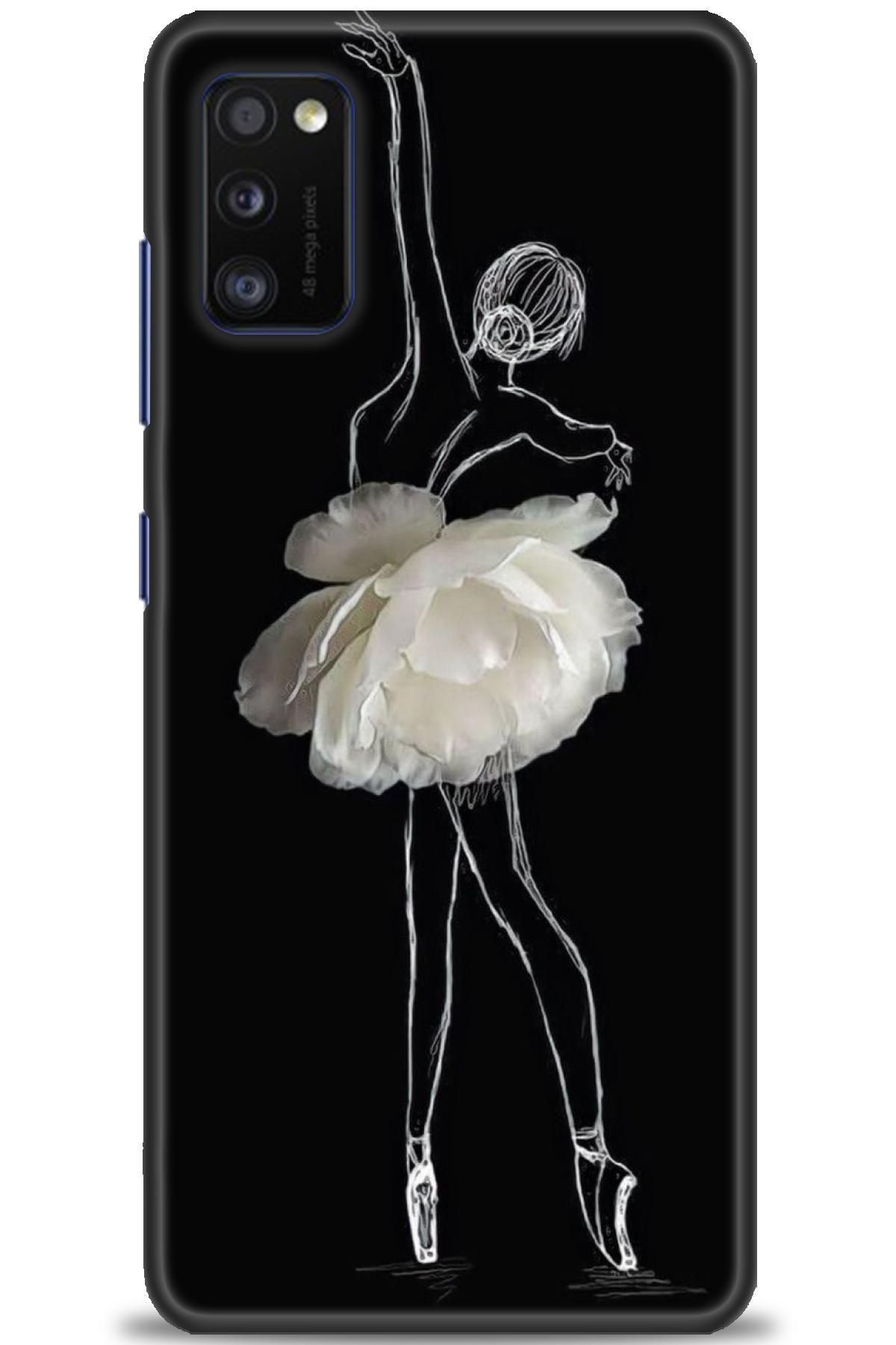 CooperTech Samsung Galaxy A41 İle Uyumlu HD Baskılı Desenli Silikon Kılıf - 757
