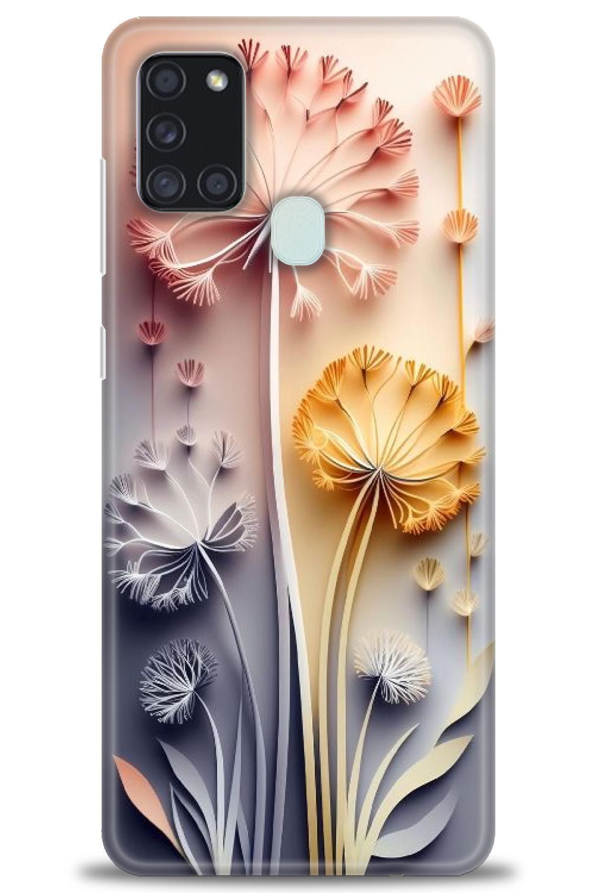 CooperTech Samsung Galaxy A21S İle Uyumlu HD Baskılı Desenli Silikon Kılıf - 180