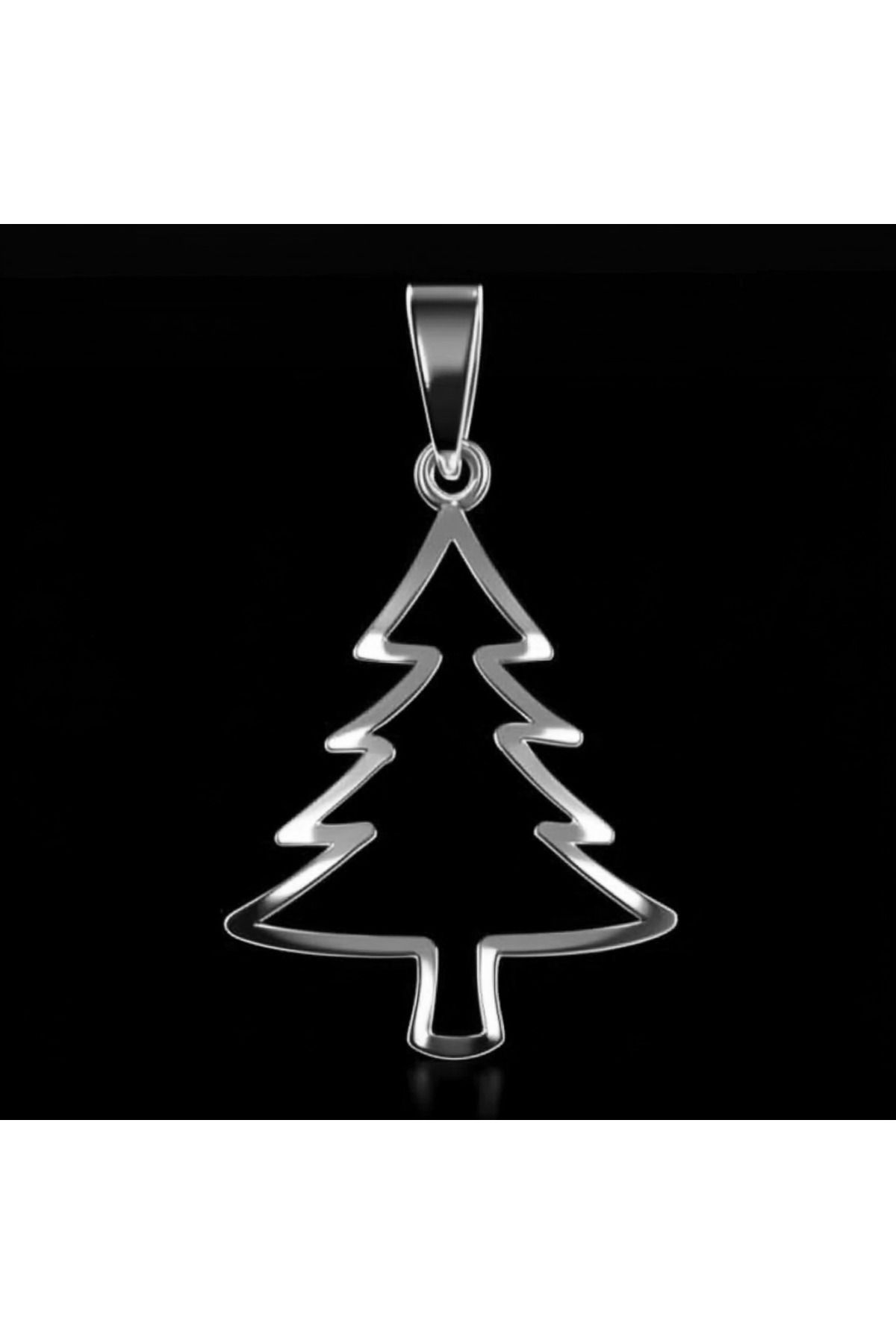 TabiTela 925 Ayar gümüş kolye yılbaşı Ağacı ya Noel Ağacı SM1481