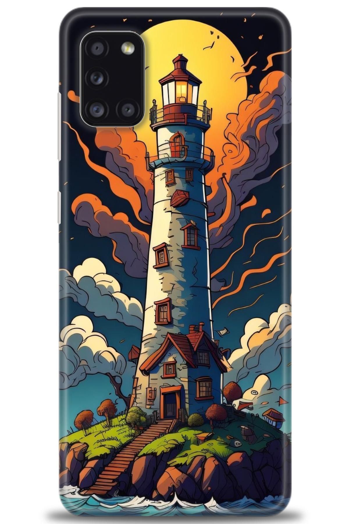 CooperTech Samsung Galaxy A31 İle Uyumlu HD Baskılı Desenli Silikon Kılıf - 568