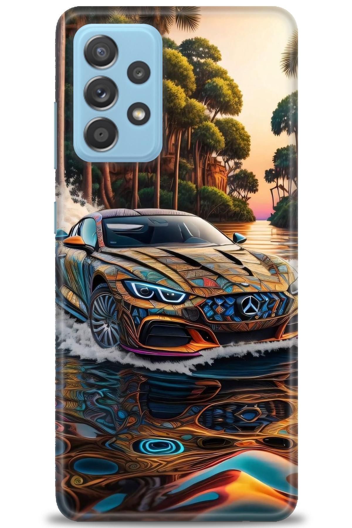 CooperTech Samsung Galaxy A52 İle Uyumlu HD Baskılı Desenli Silikon Kılıf - 577
