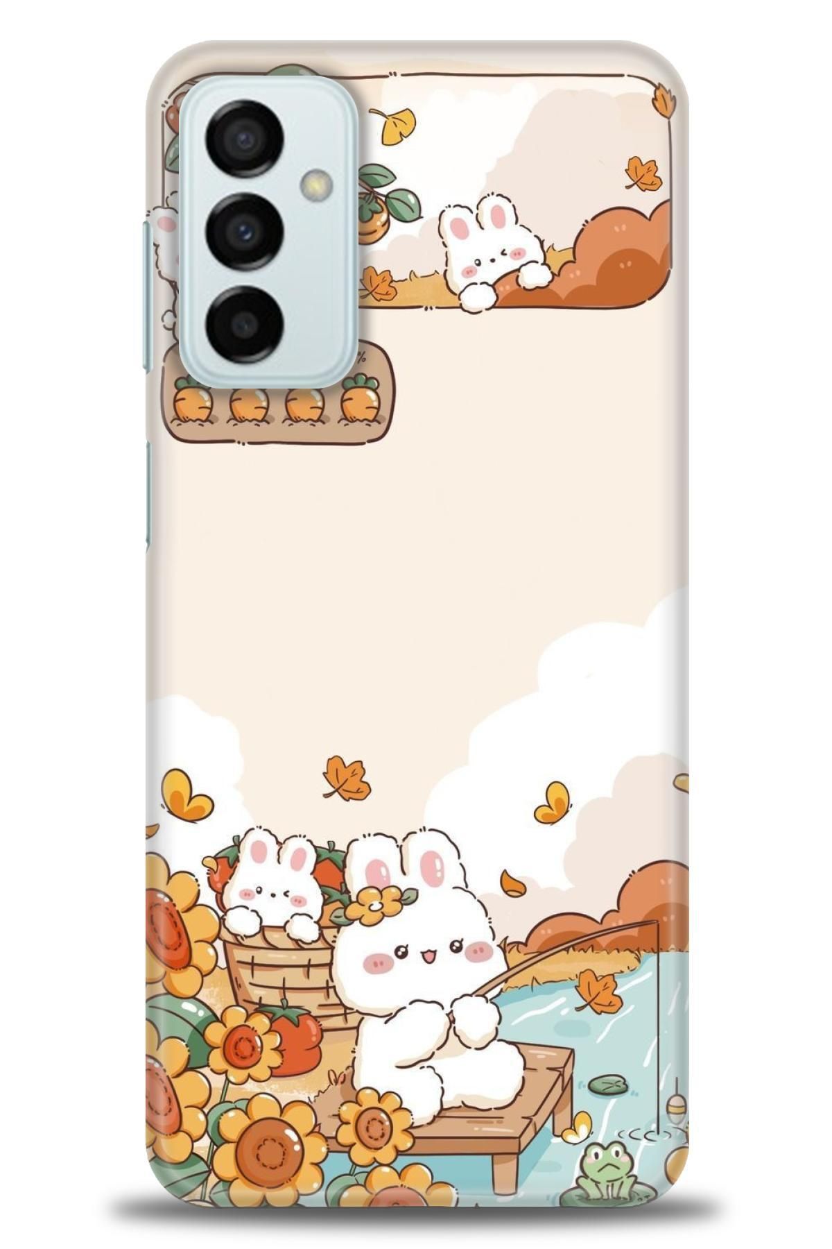 CooperTech Samsung Galaxy M13 İle Uyumlu HD Baskılı Desenli Silikon Kılıf - 153