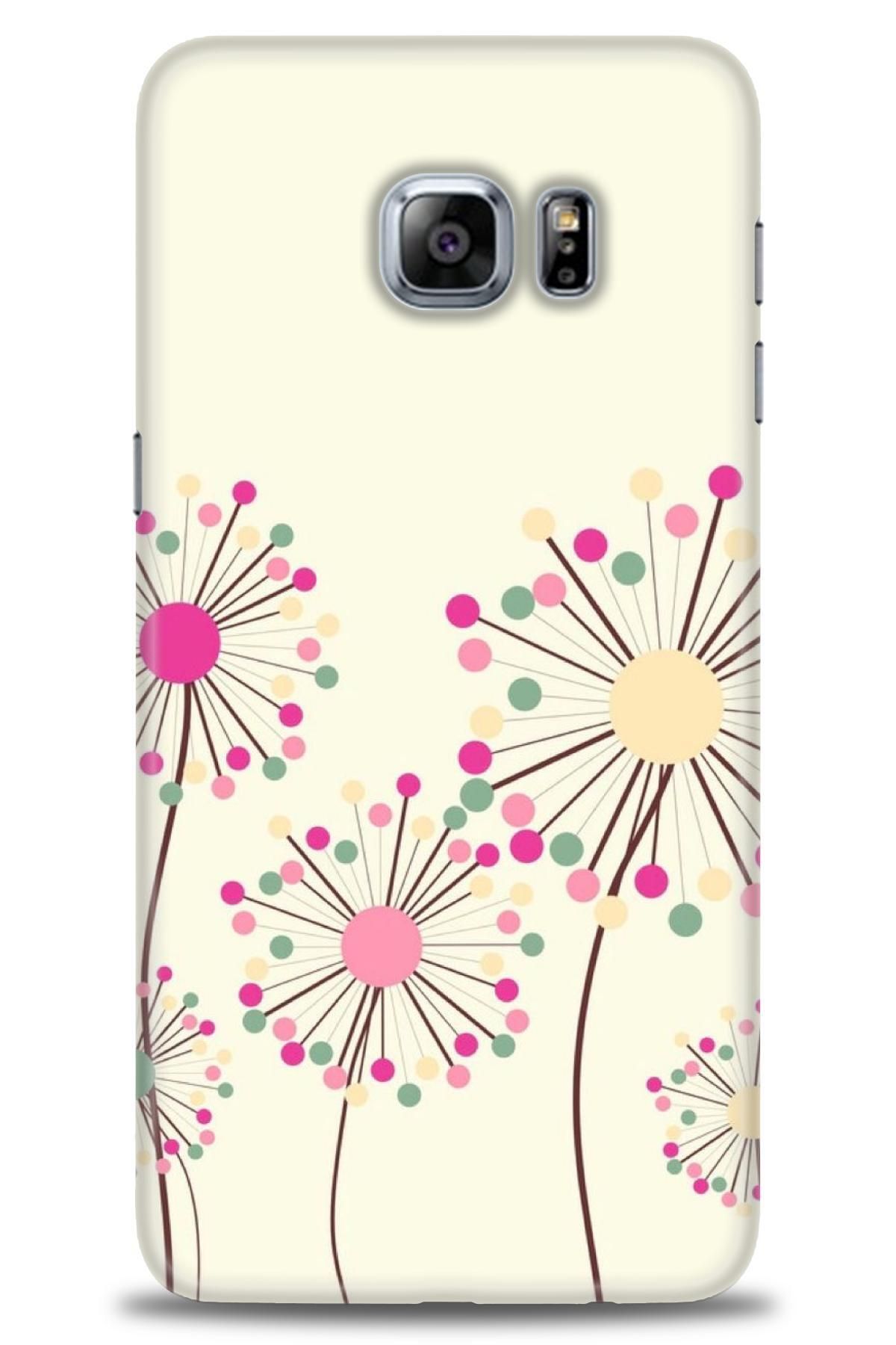 CooperTech Samsung Galaxy S6 Edge Plus İle Uyumlu HD Baskılı Desenli Silikon Kılıf - 55