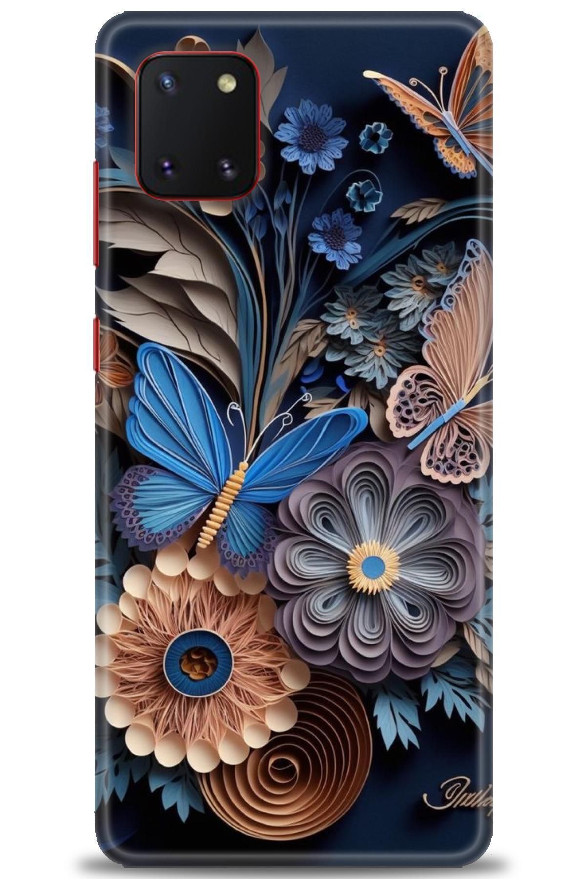CooperTech Samsung Galaxy A81 İle Uyumlu HD Baskılı Desenli Silikon Kılıf - 351