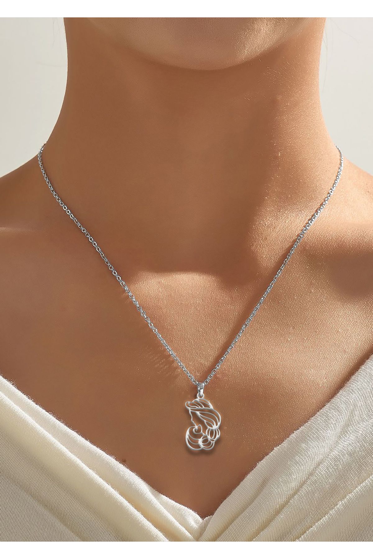 TabiTela 925 Ayar gümüş kolye kız SM369