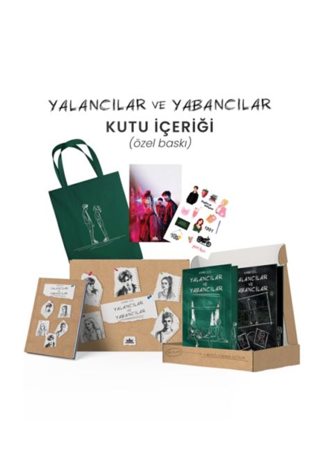 Ephesus Yayınları Yalancılar ve Yabancılar Serisi İki Kitaplık Hediyeli Set (Özel Baskı)