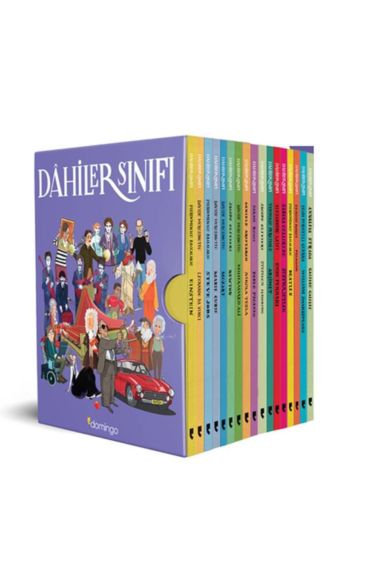 Domingo Yayınevi Dahiler Sınıfı Kutulu Set (17 Kitap Takım)