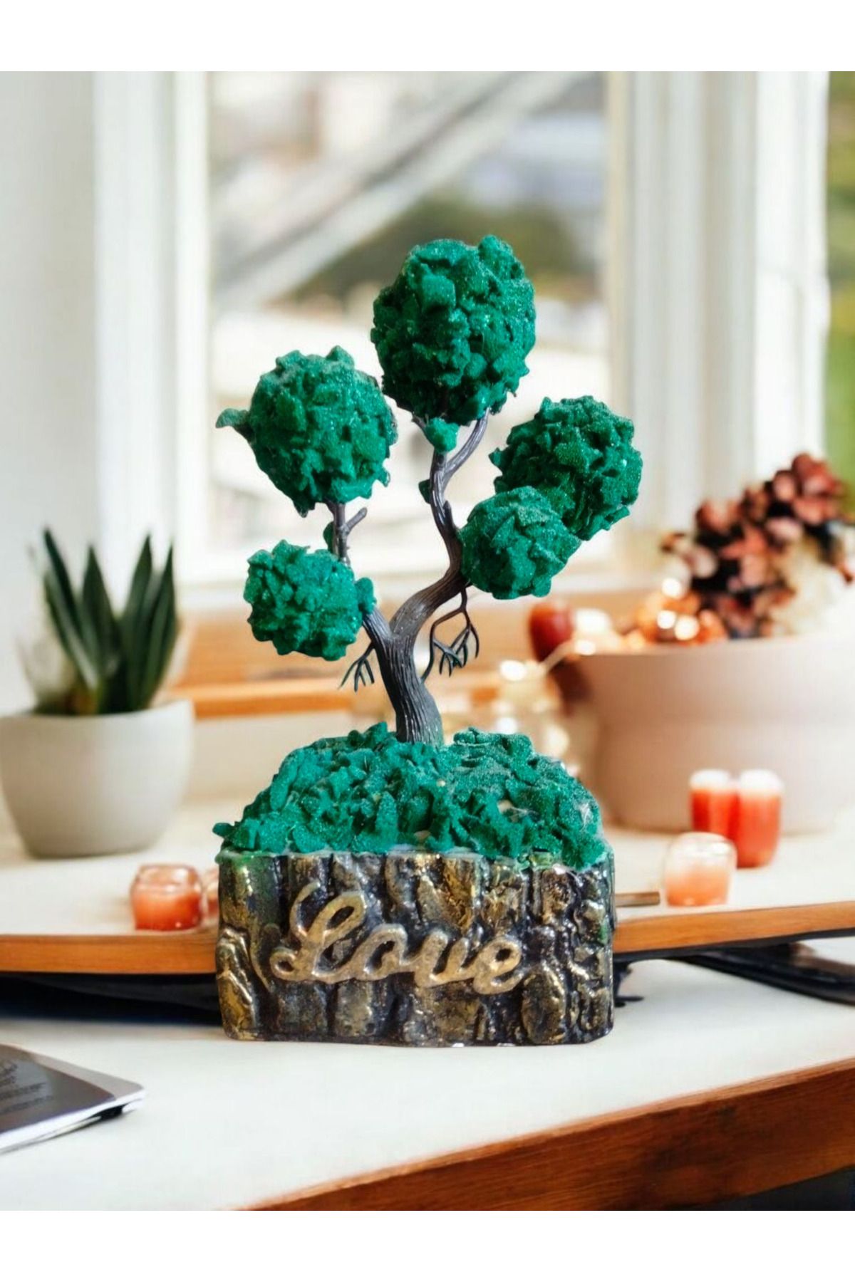 YLC HOME DEKOR EL YAPIMI DEKORATİF BONSAİ AĞACI DEKOR SÜS HEDİYE İÇ MEKAN