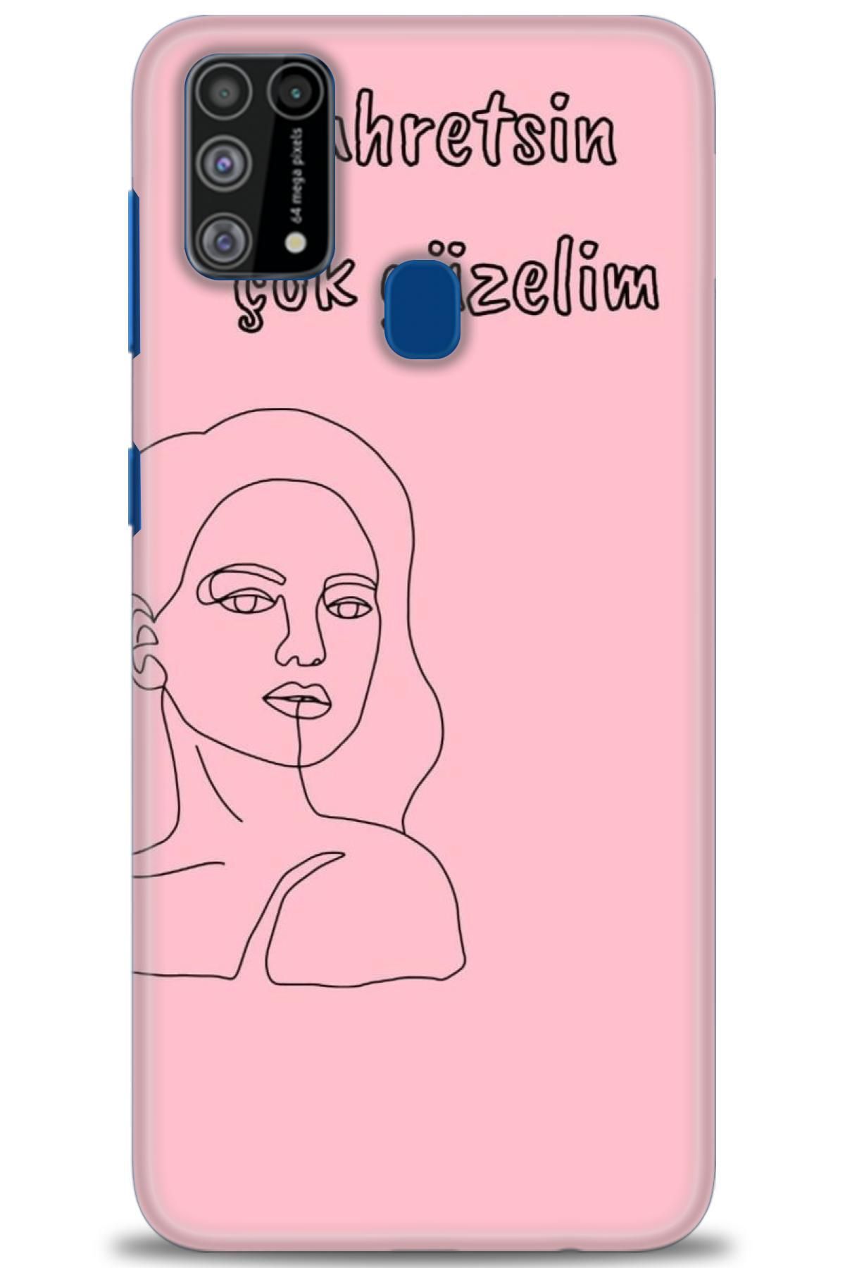 CooperTech Samsung Galaxy M31 İle Uyumlu HD Baskılı Desenli Silikon Kılıf - 207