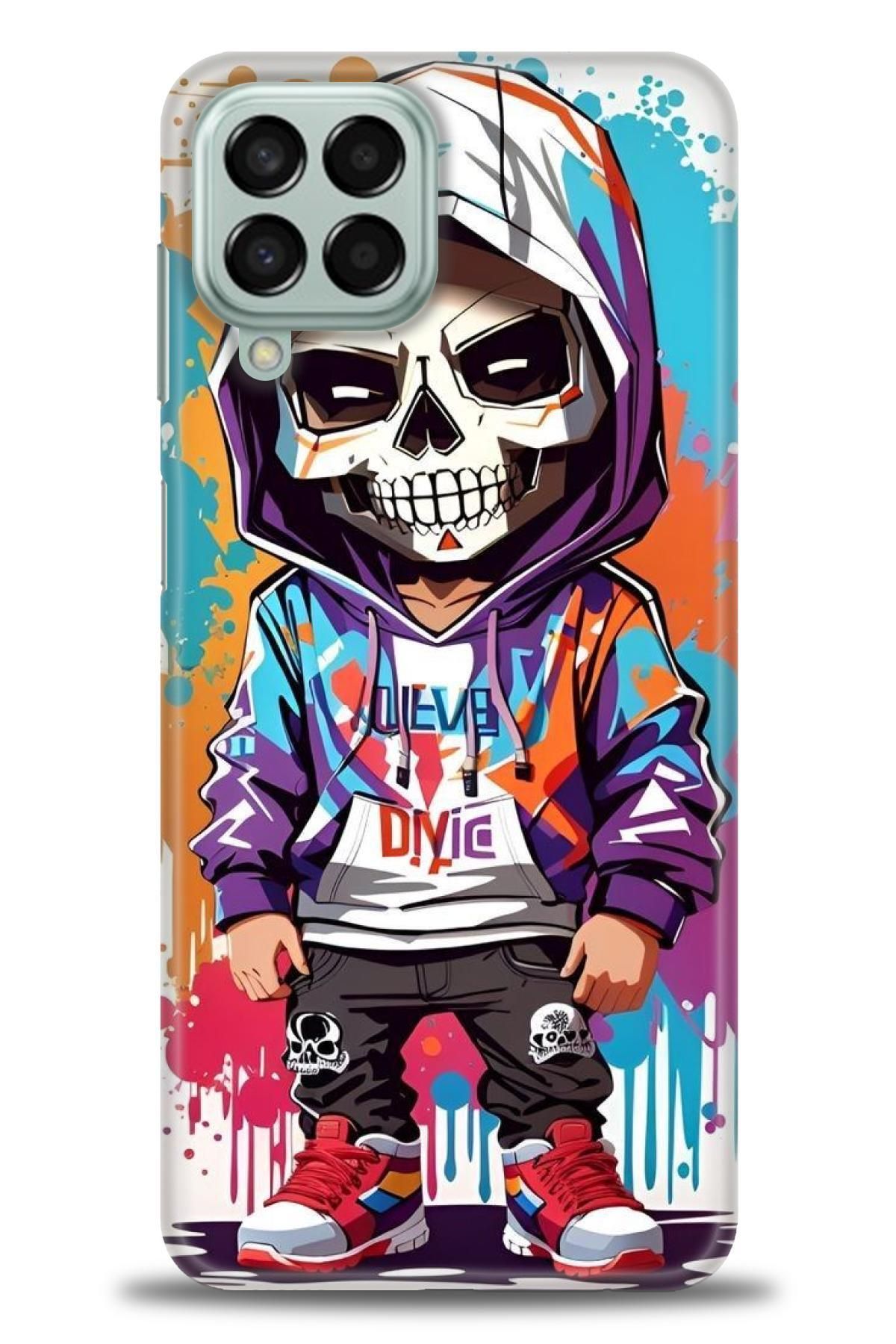 CooperTech Samsung Galaxy M33 İle Uyumlu HD Baskılı Desenli Silikon Kılıf - 991