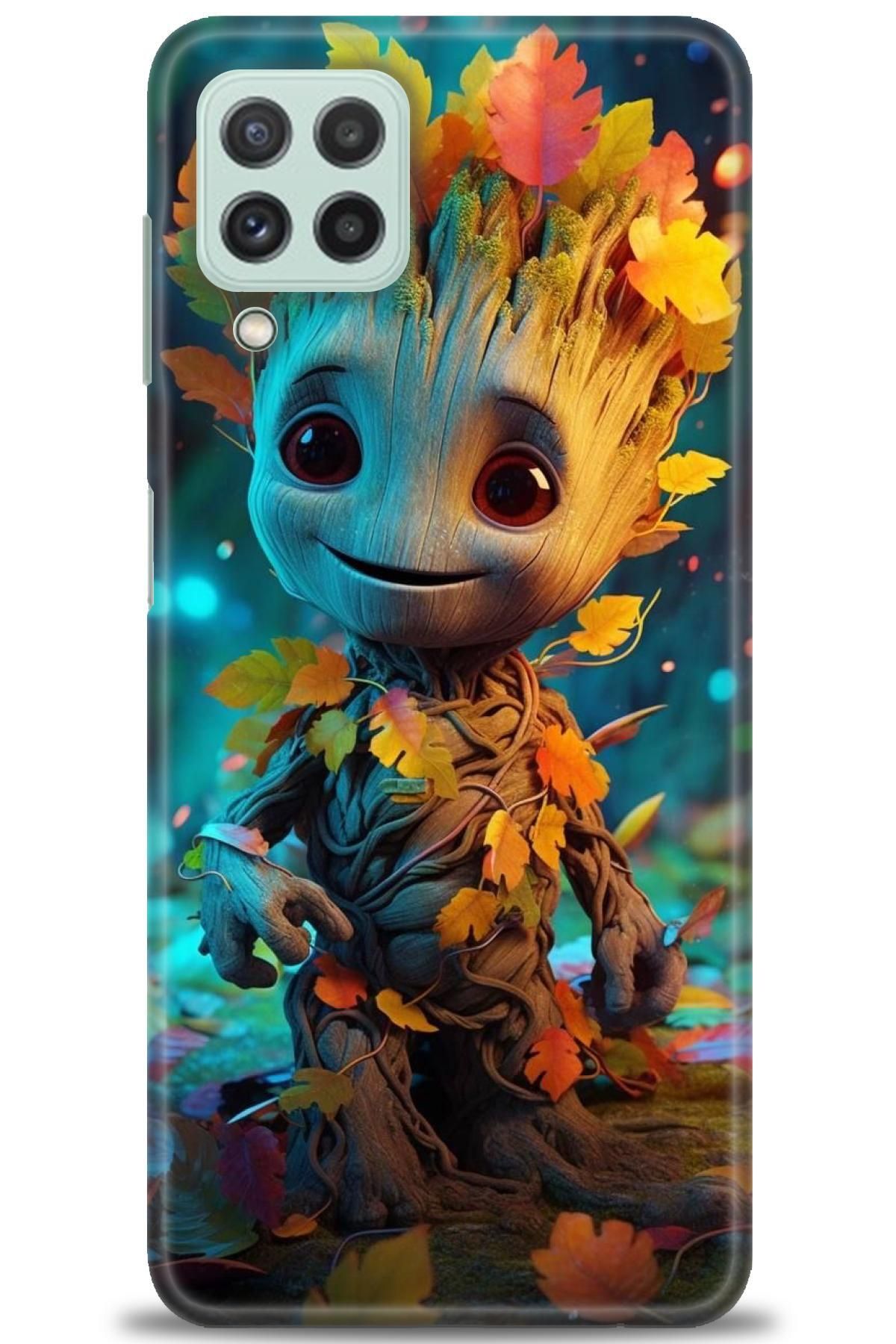 CooperTech Samsung Galaxy M32 İle Uyumlu HD Baskılı Desenli Silikon Kılıf - 630