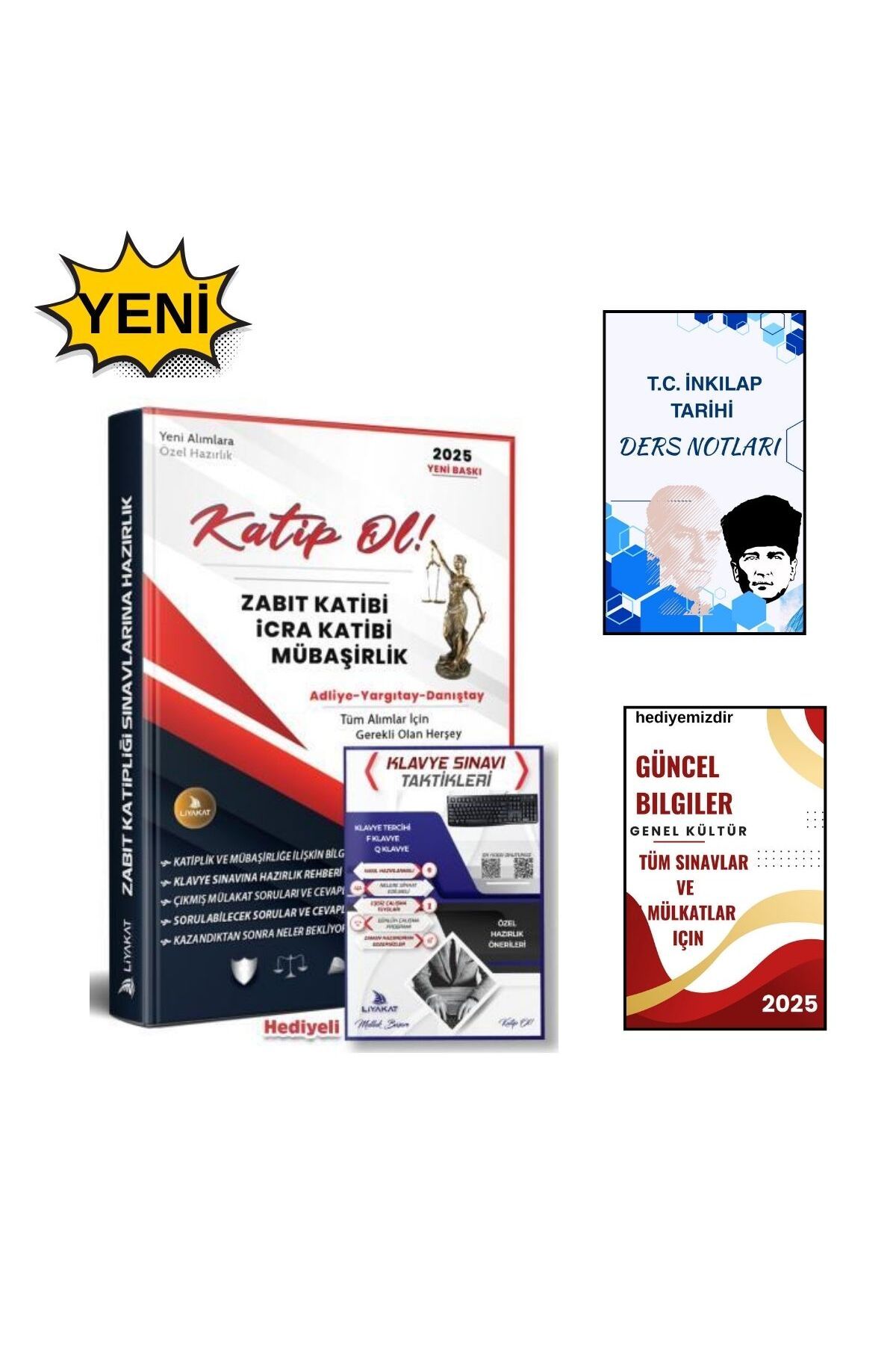 Liyakat Yayınları ADALET BAKANLIĞI PERSONEL ALIMI-ZABİT KATİPLİK-MÜBAŞİRLİK-İCRA KATİPLİĞİ-KLAVYE SINAVI