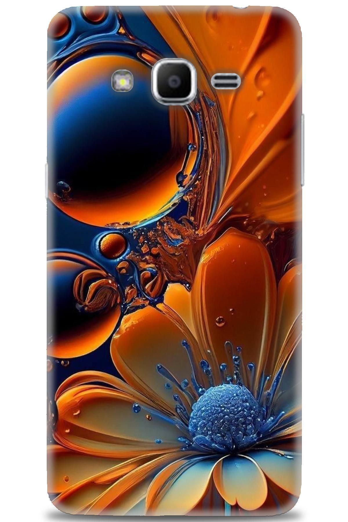 CooperTech Samsung Galaxy J2 Prime İle Uyumlu HD Baskılı Desenli Silikon Kılıf - 360