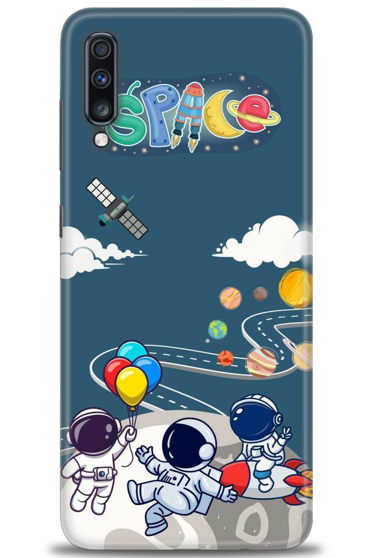 CooperTech Samsung Galaxy A70 İle Uyumlu HD Baskılı Desenli Silikon Kılıf - 298