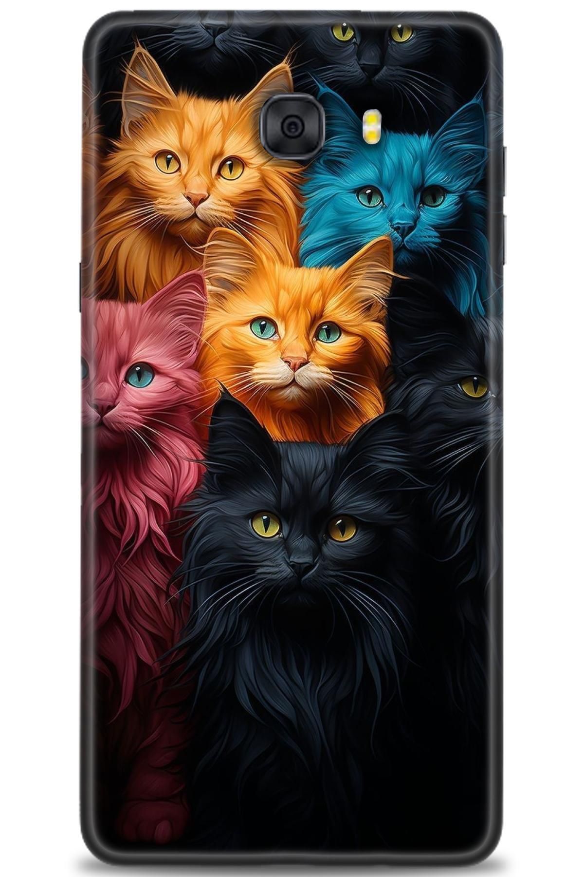 CooperTech Samsung Galaxy C9 Pro İle Uyumlu HD Baskılı Desenli Silikon Kılıf - 126