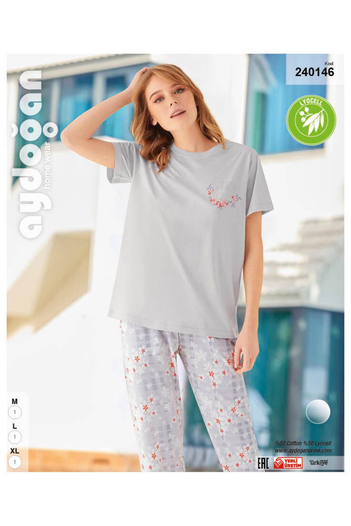 ARAS AYDOĞAN 240146 ATLAS BİS. K.KOL PİJAMA TAKIMI