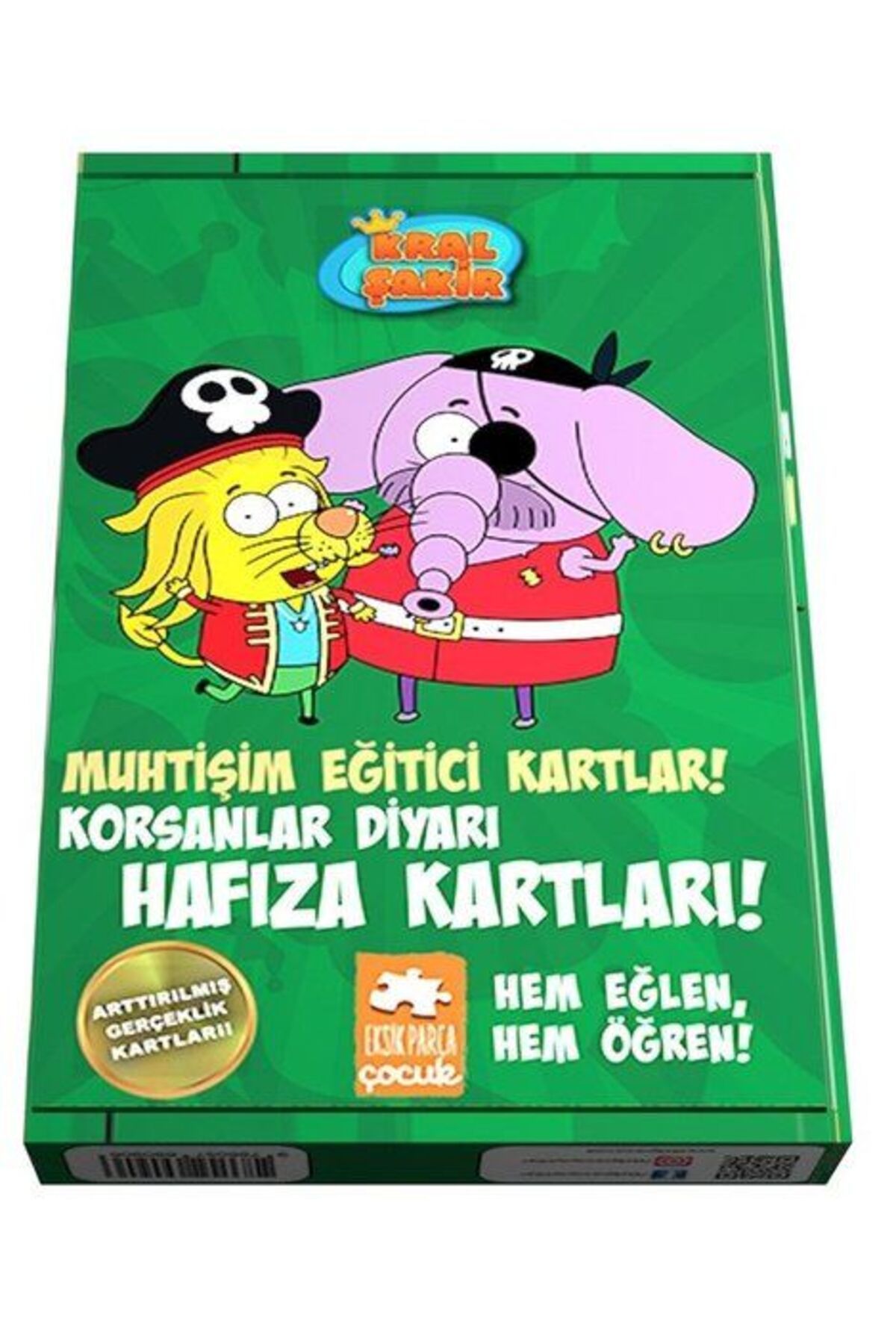 Eksik Parça Yayınları Muhtişim Eğitici Kartlar! - Korsanlar Diyarı Hafıza Kartları!