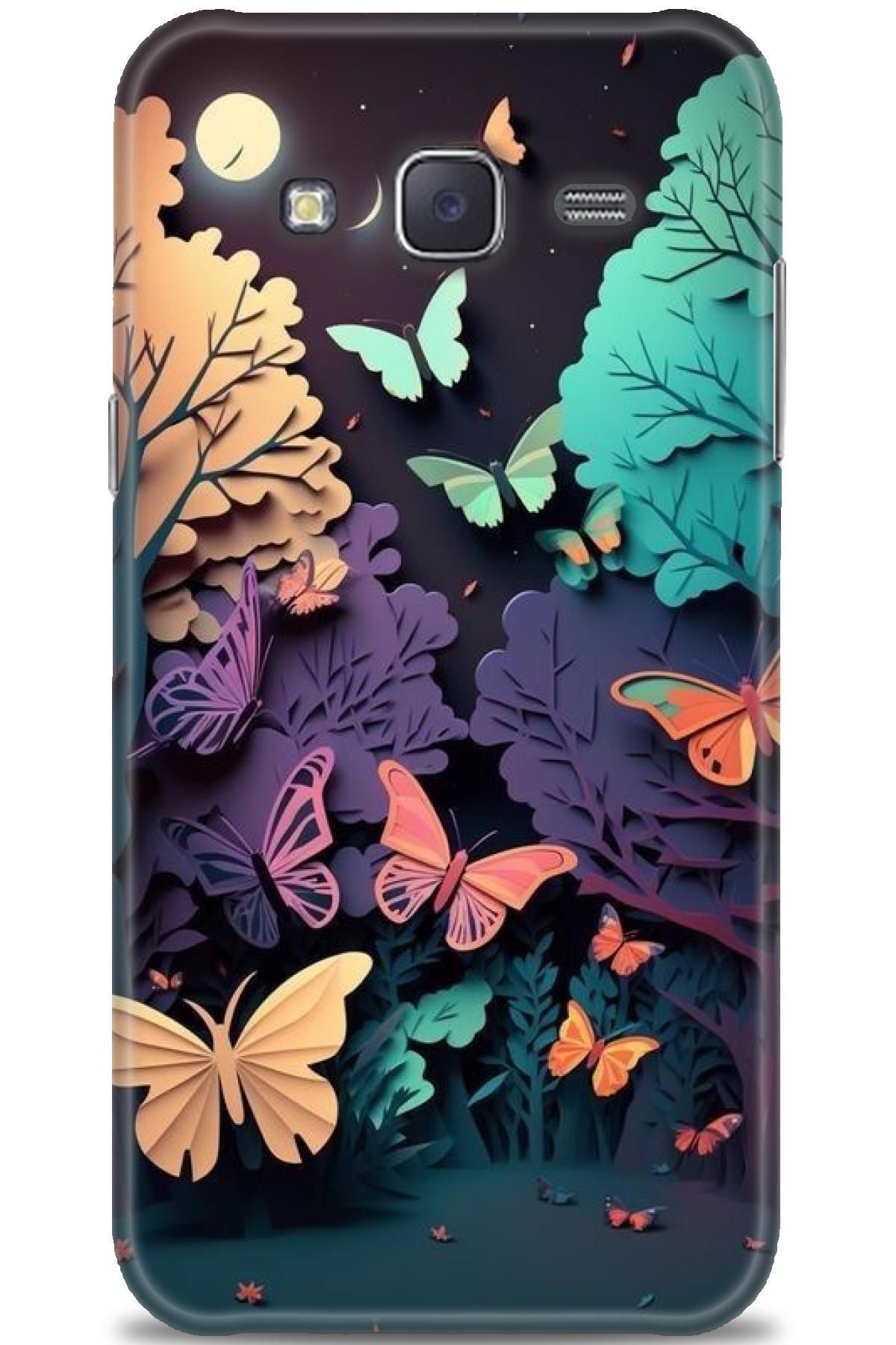 CooperTech Samsung Galaxy J5 İle Uyumlu HD Baskılı Desenli Silikon Kılıf - 522