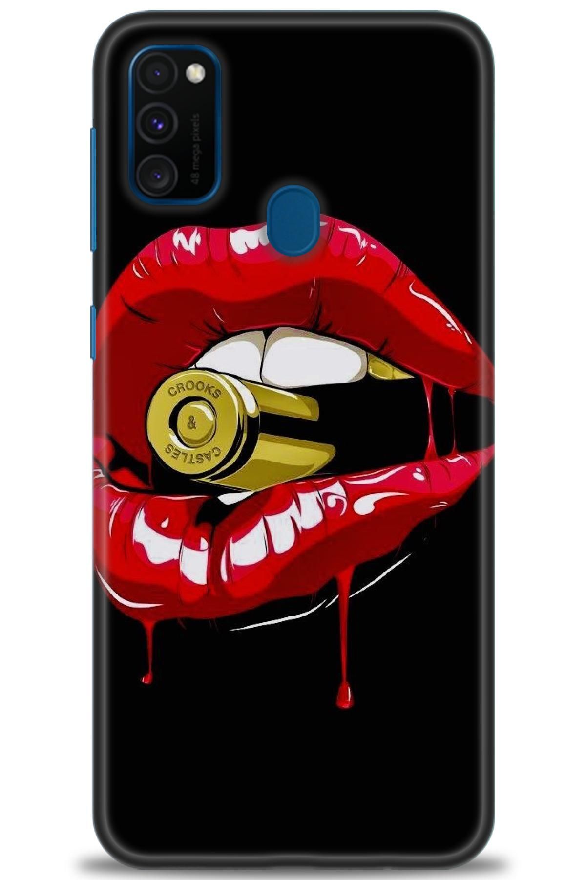 CooperTech Samsung Galaxy M21 İle Uyumlu HD Baskılı Desenli Silikon Kılıf - 793