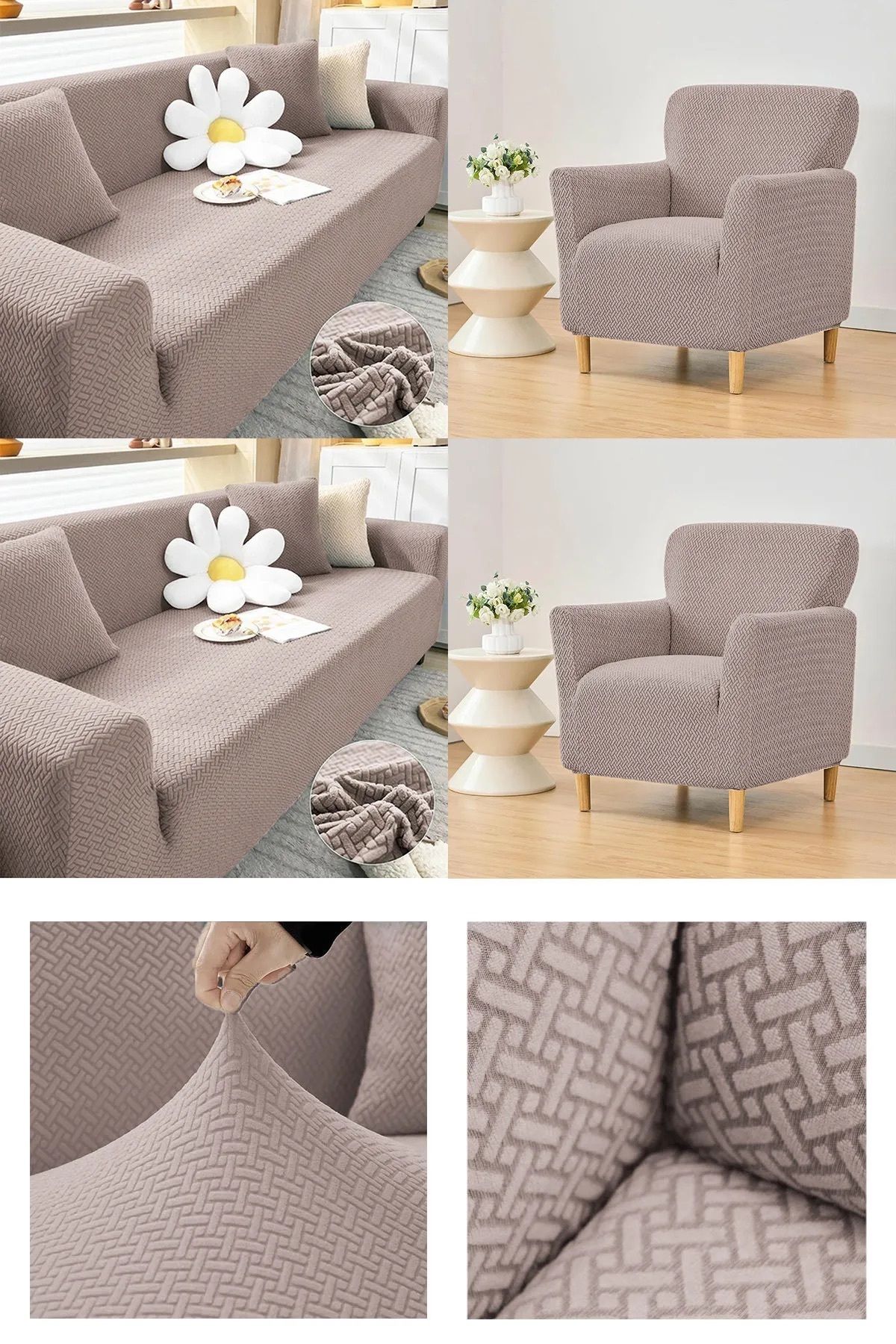 uy mall 3.3.1.1 koltuk örtüsü tıkımı esnek lastikli koltuk kılıfı sofa cever