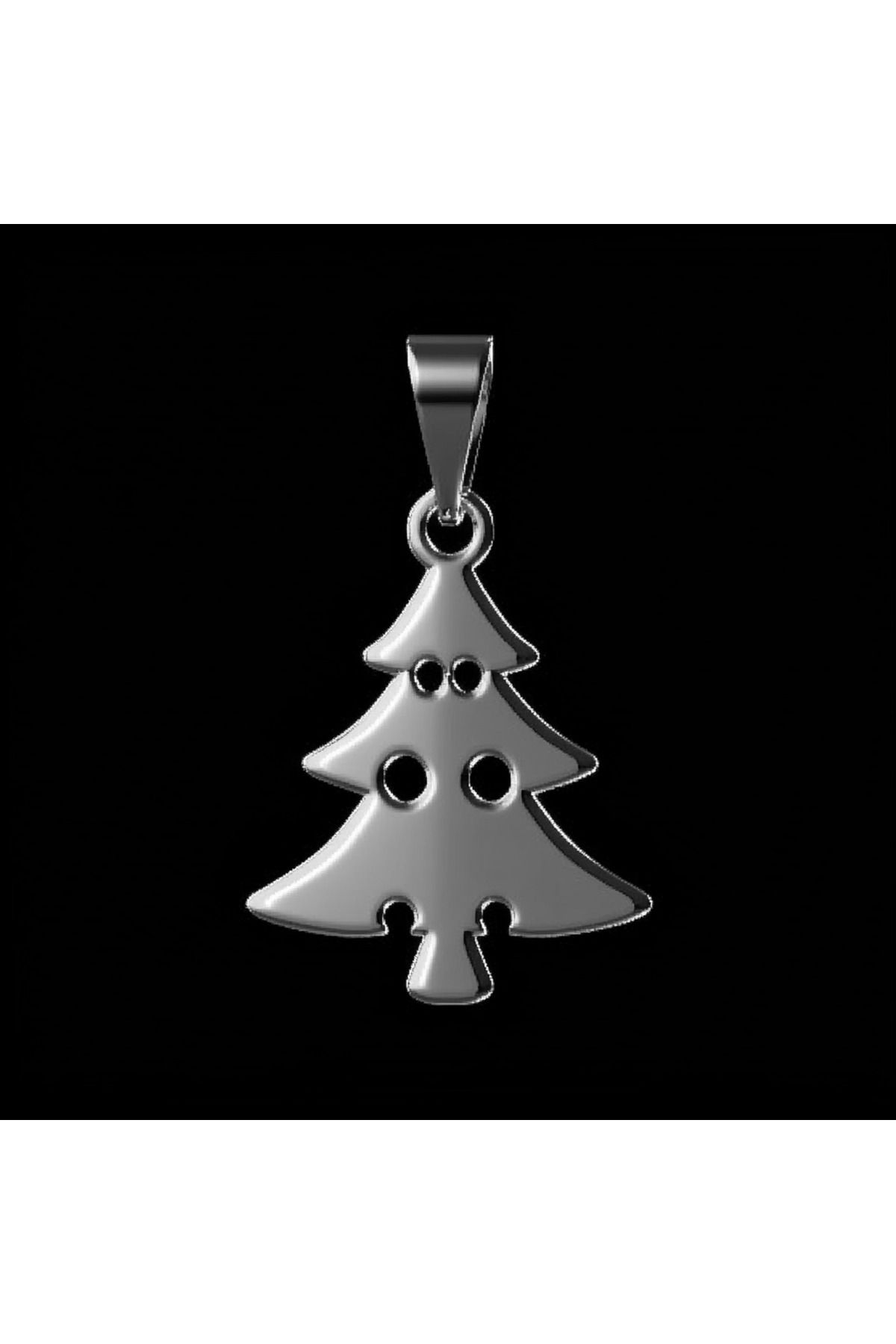 TabiTela 925 Ayar gümüş kolye yılbaşı Ağacı ya Noel Ağacı SM1478