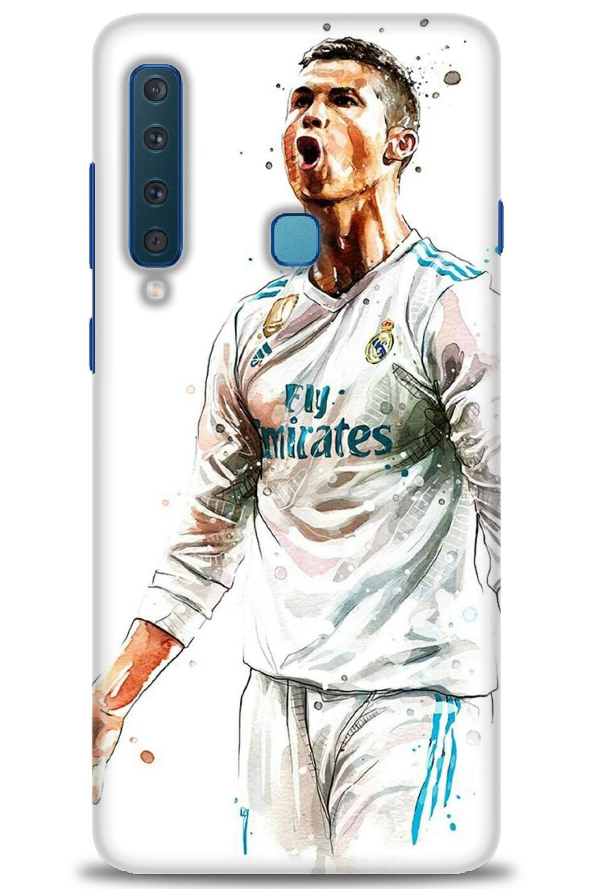 CooperTech Samsung Galaxy A9 2018 İle Uyumlu HD Baskılı Desenli Silikon Kılıf - 865