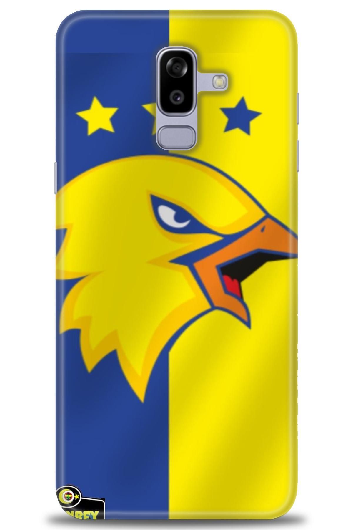 CooperTech Samsung Galaxy A8 Plus 2018 İle Uyumlu HD Baskılı Desenli Silikon Kılıf - 270
