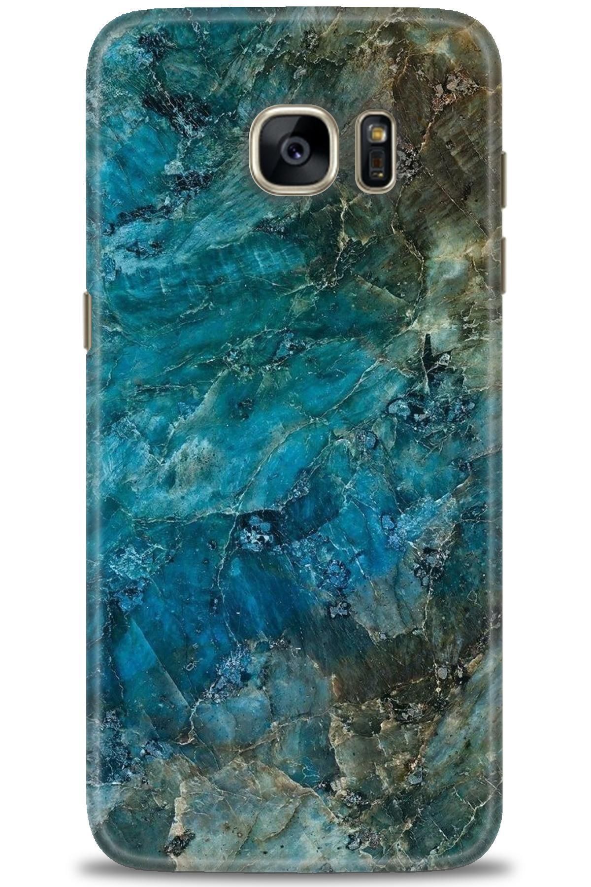 CooperTech Samsung Galaxy S7 Edge İle Uyumlu HD Baskılı Desenli Silikon Kılıf - 216
