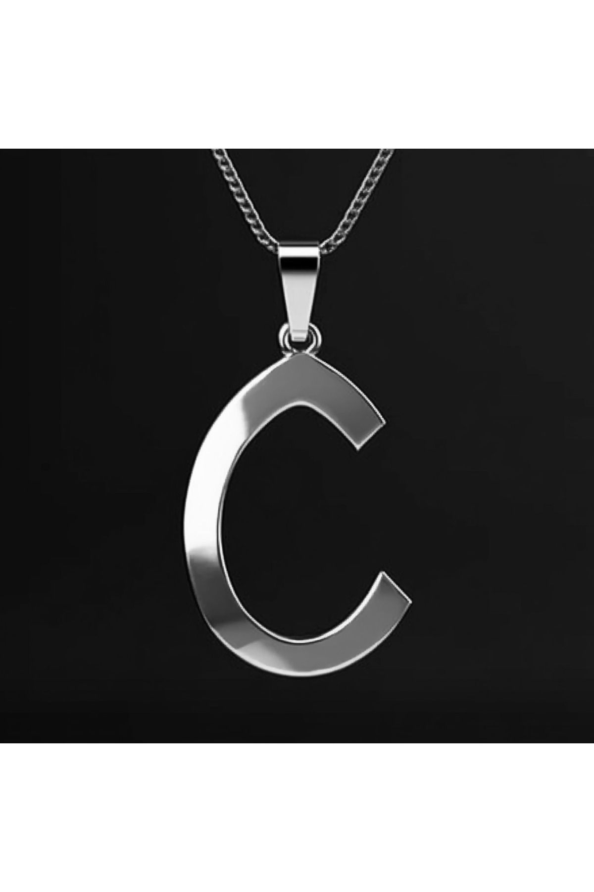 TabiTela 925 Ayar gümüş kolye Harf C SM2861