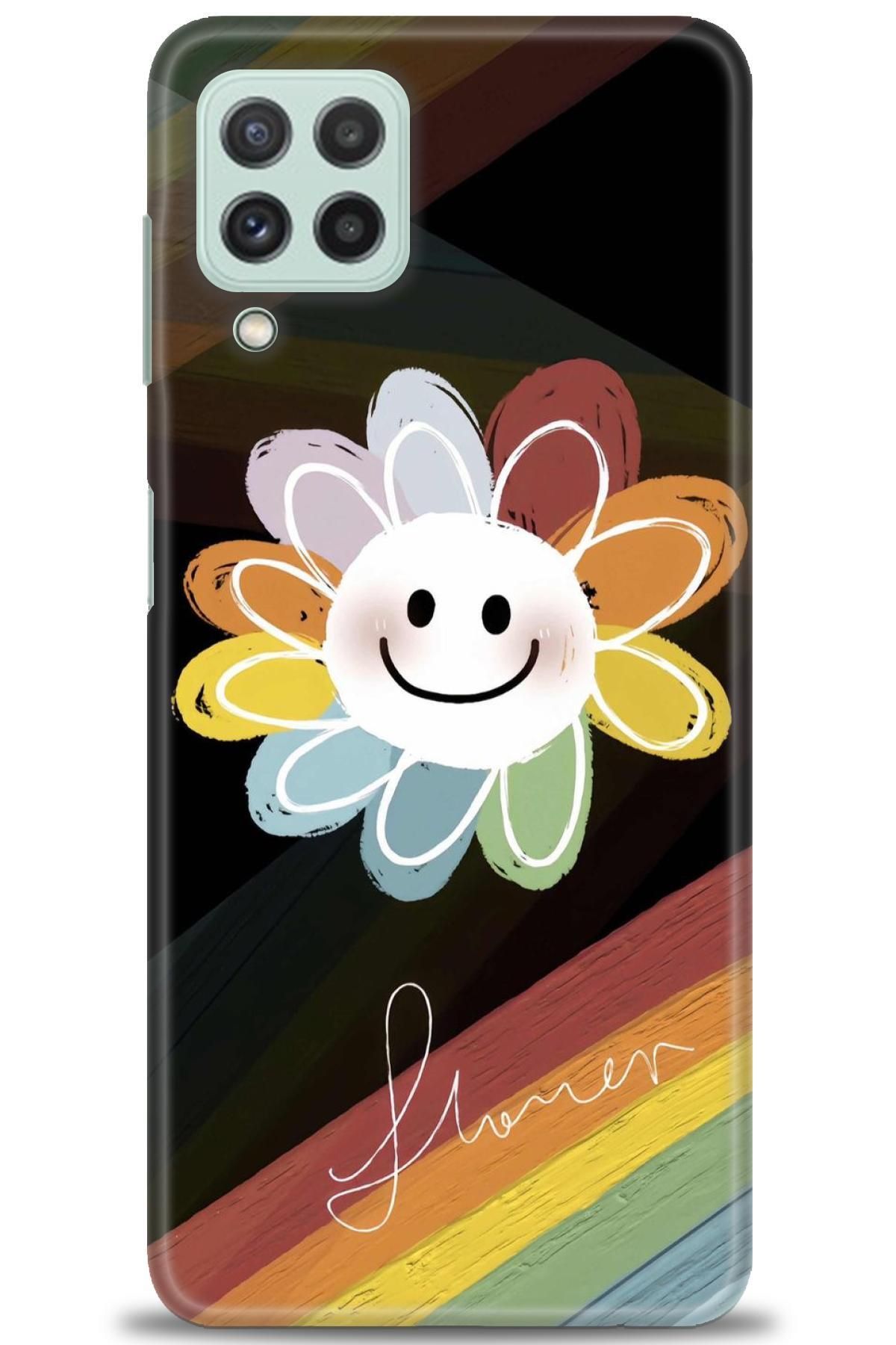 CooperTech Samsung Galaxy M22 İle Uyumlu HD Baskılı Desenli Silikon Kılıf - 28