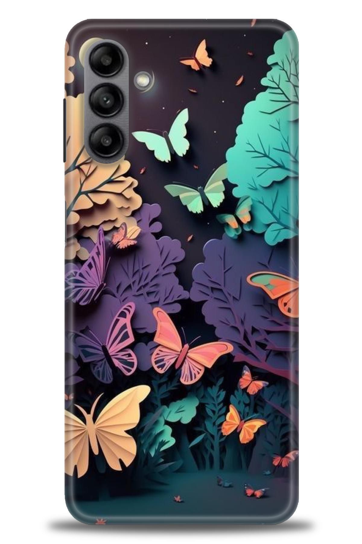 CooperTech Samsung Galaxy A04S İle Uyumlu HD Baskılı Desenli Silikon Kılıf - 522