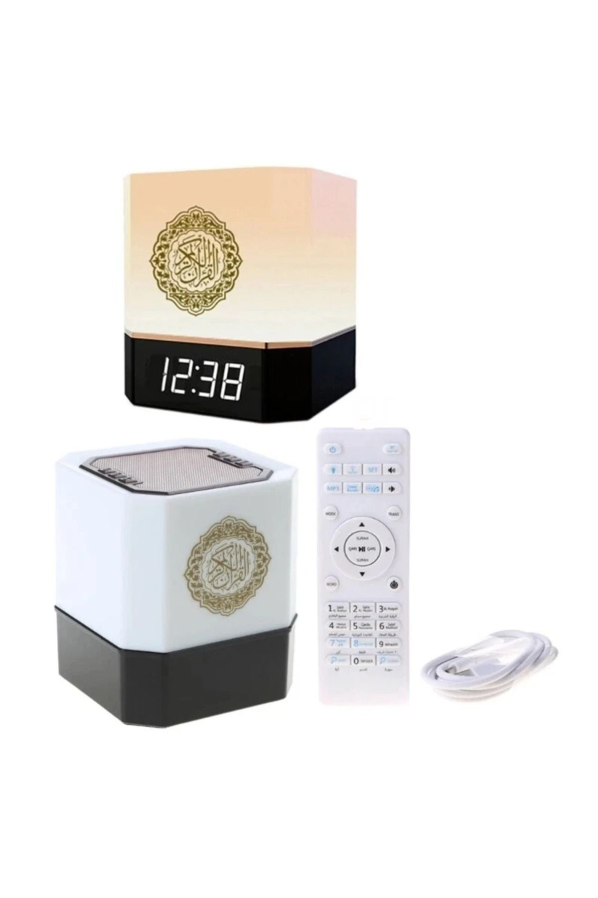 Darul Qalam-CUBE Touch Lamp Qur'an Speaker With Remote/Bluetooth/USB Connect/Phone Application Control 3