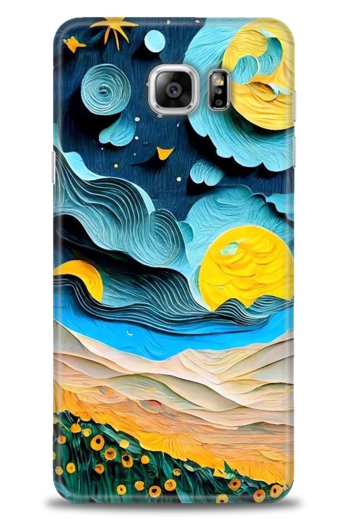 CooperTech Samsung Galaxy Note 5 İle Uyumlu HD Baskılı Desenli Silikon Kılıf - 324