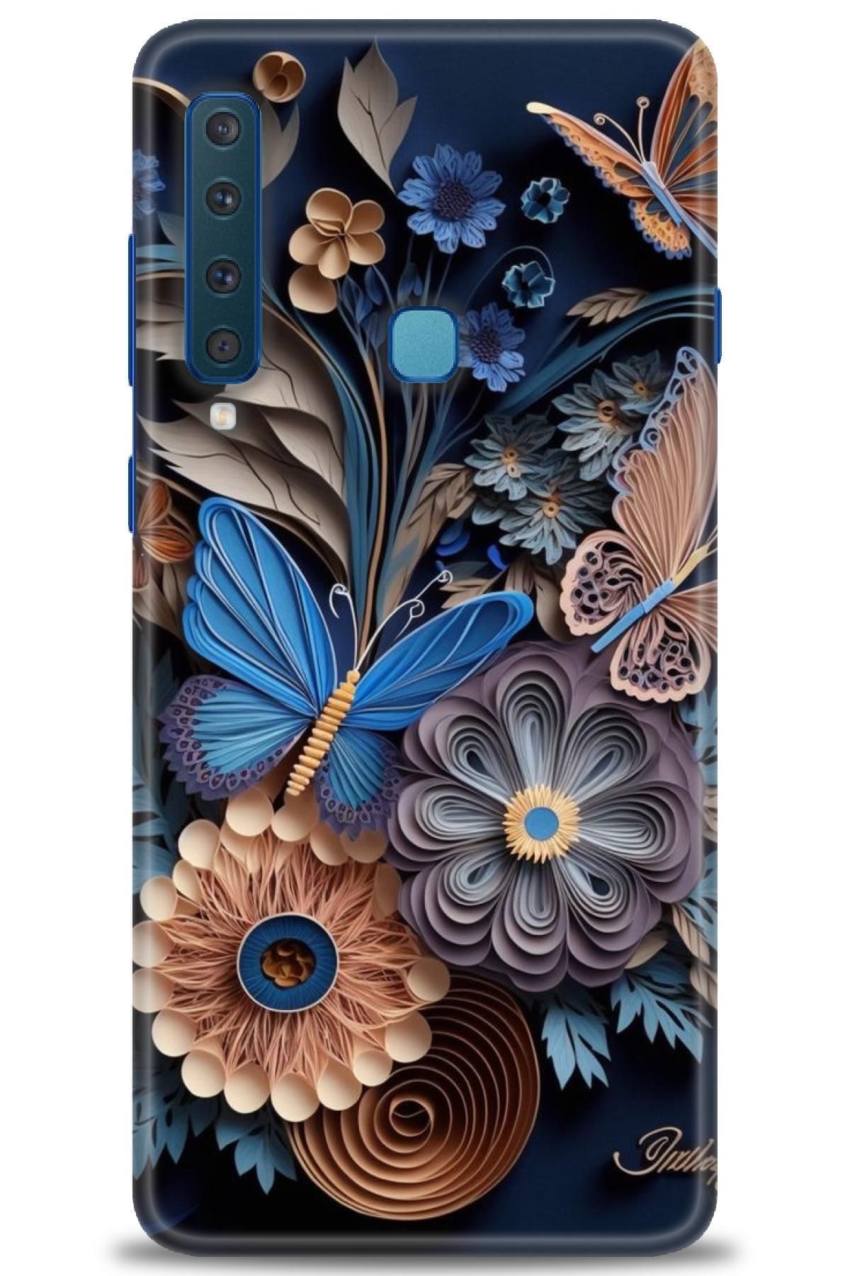CooperTech Samsung Galaxy A9 2018 İle Uyumlu HD Baskılı Desenli Silikon Kılıf - 351