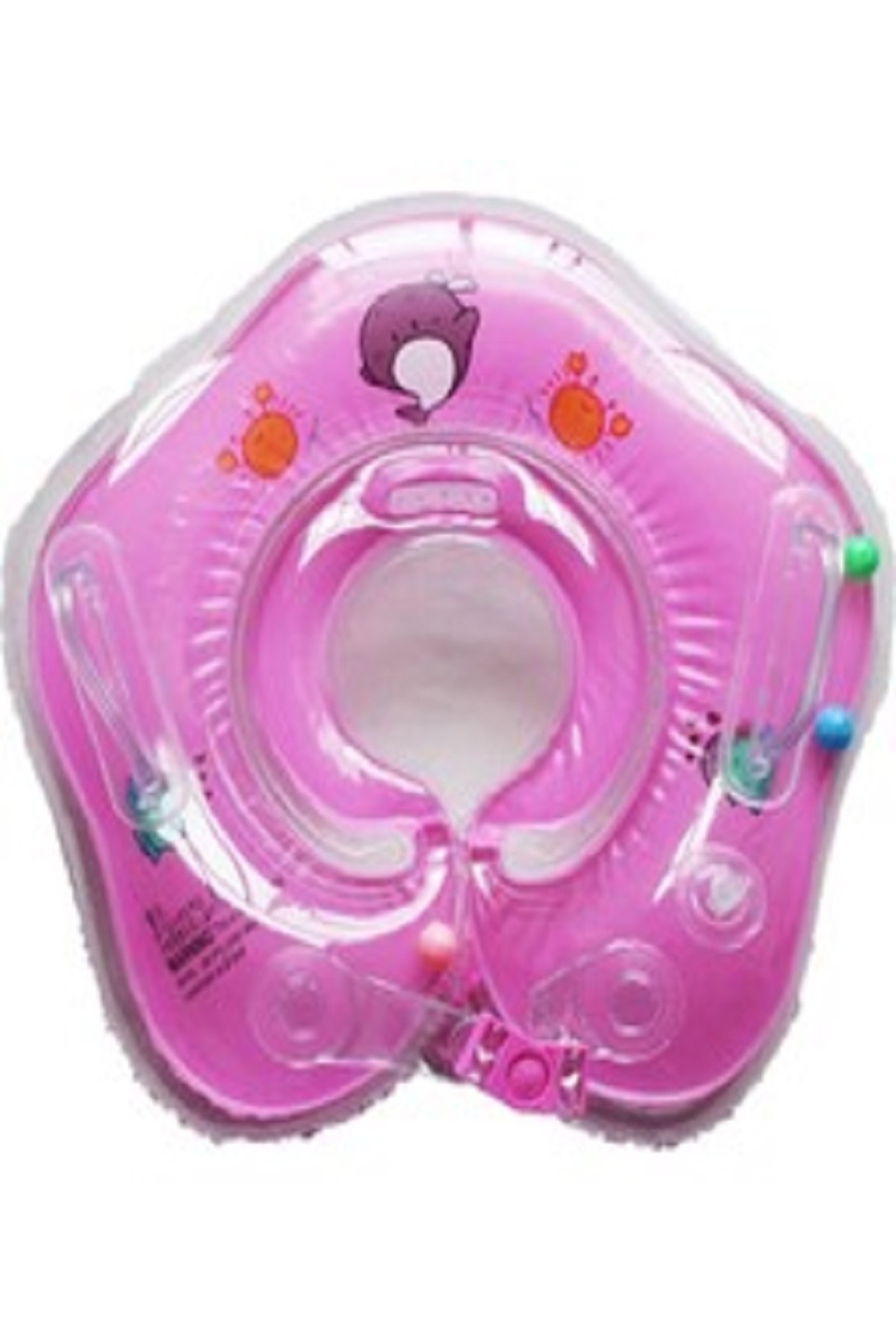 teknom Bebek havuzu yüzme havuzu oyun havuzu top havuzu pembe 120x90x70 boyun simidi ile fotoğrafı 5 (önizleme)