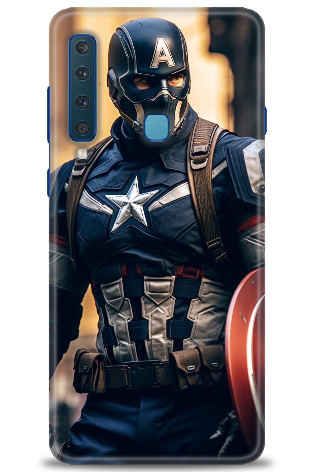 CooperTech Samsung Galaxy A9 2018 İle Uyumlu HD Baskılı Desenli Silikon Kılıf - 234