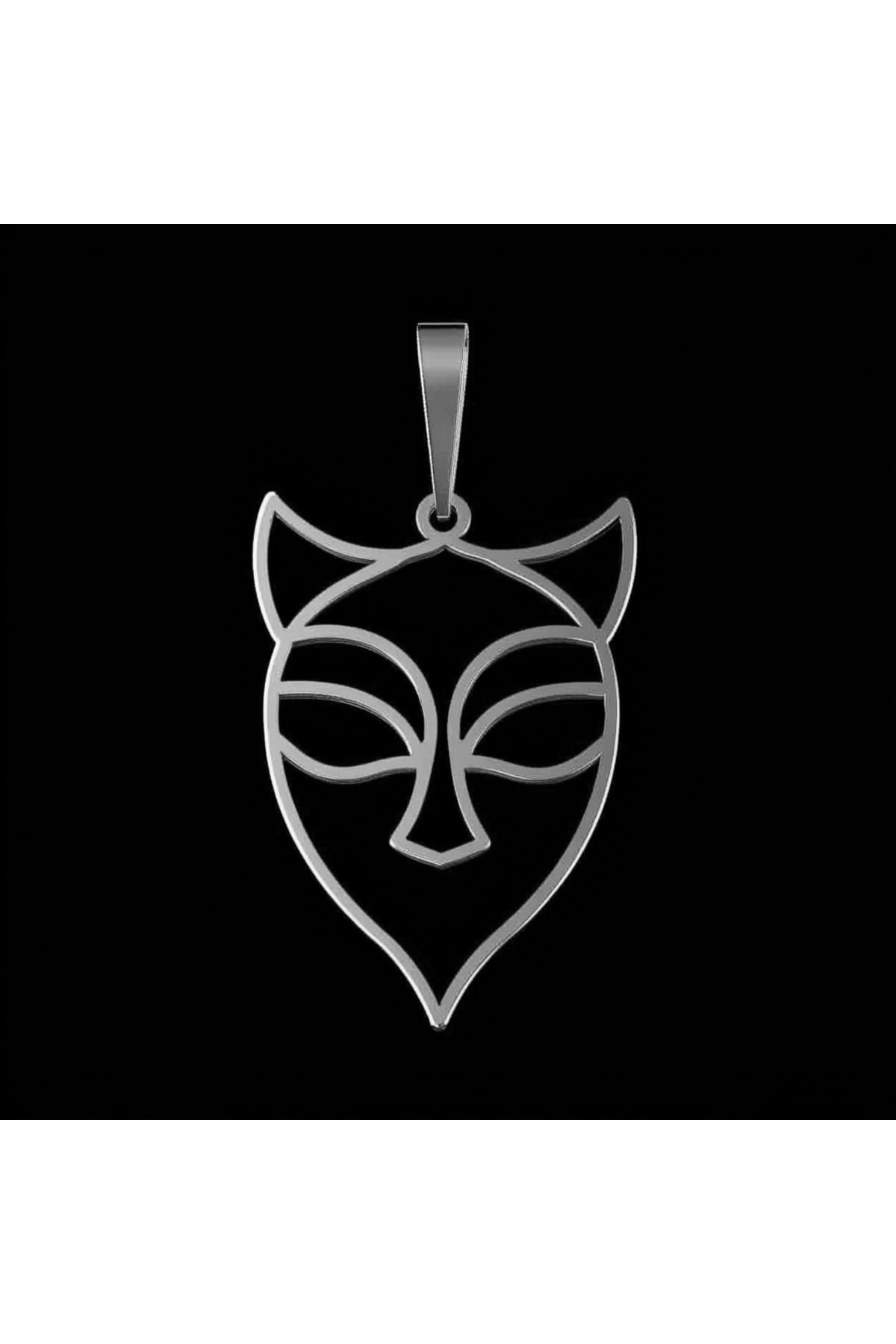 TabiTela 925 Ayar gümüş kolye maske SM3865