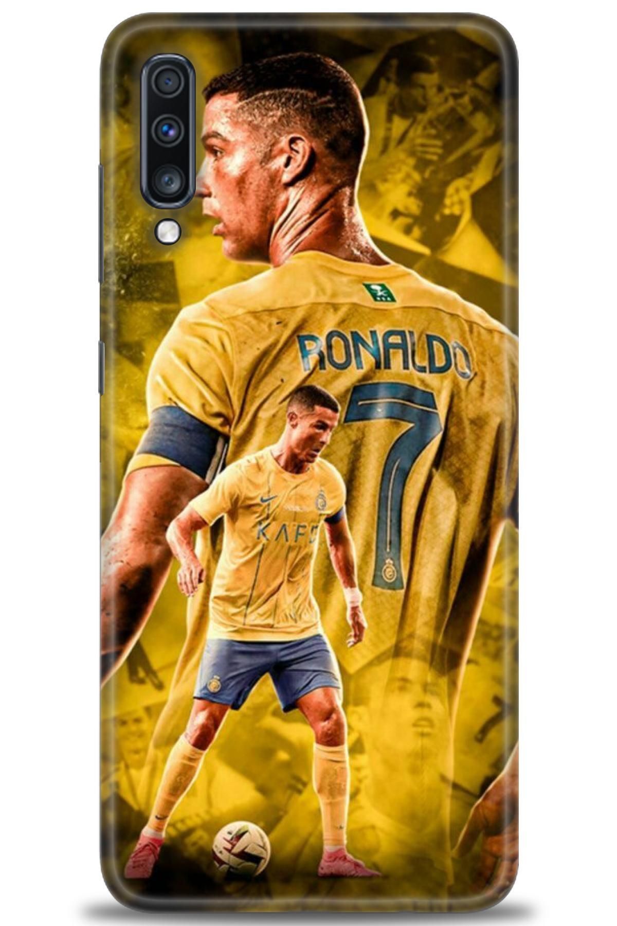 CooperTech Samsung Galaxy A70 İle Uyumlu HD Baskılı Desenli Silikon Kılıf - 711