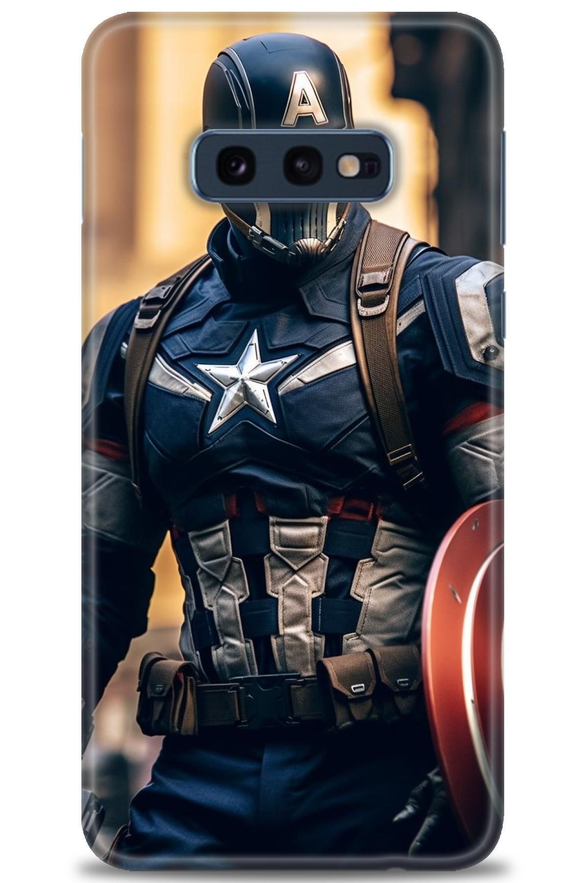 CooperTech Samsung Galaxy S10E İle Uyumlu HD Baskılı Desenli Silikon Kılıf - 234