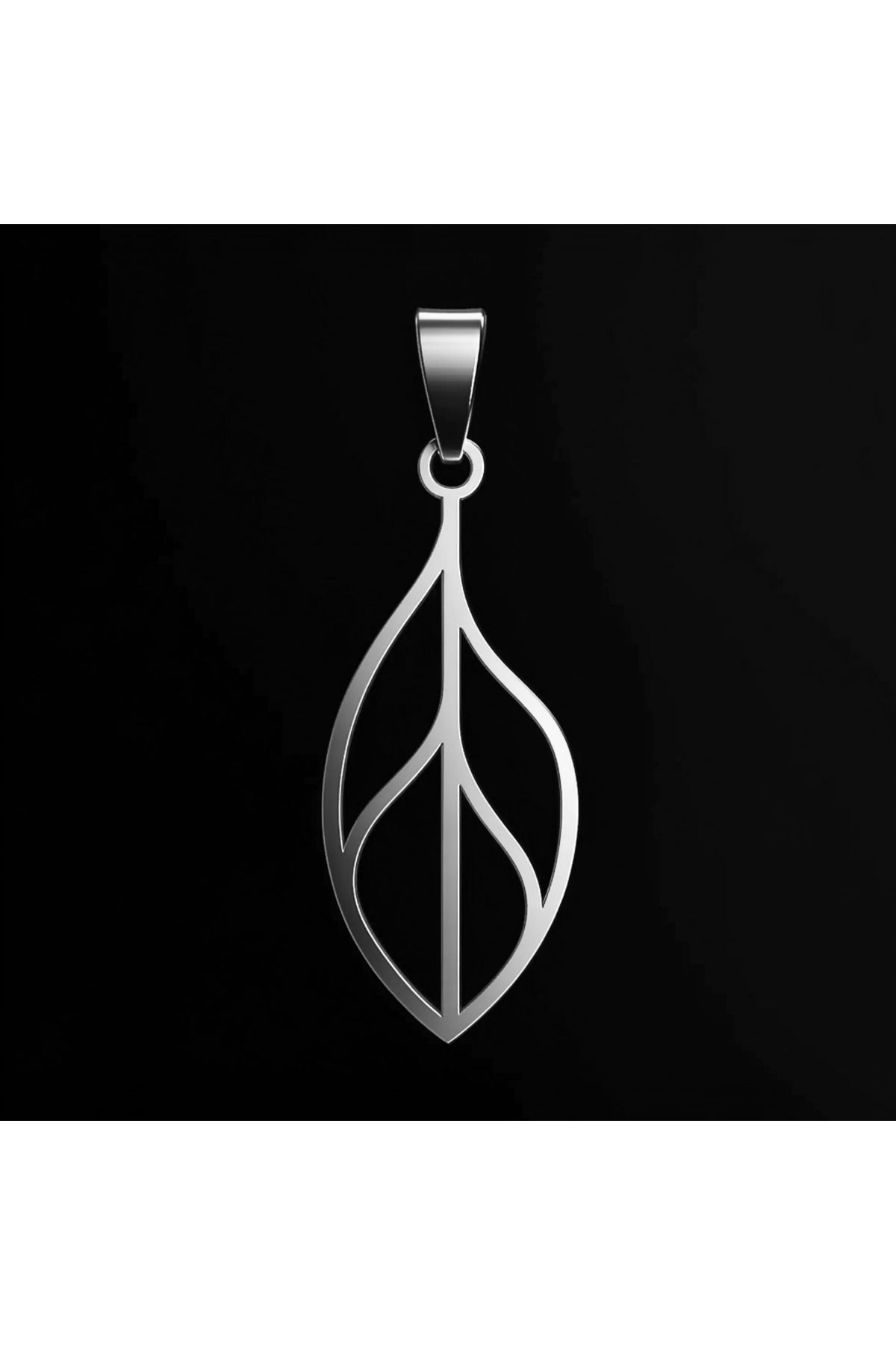 TabiTela 925 Ayar gümüş kolye Ateş alevi SM1738