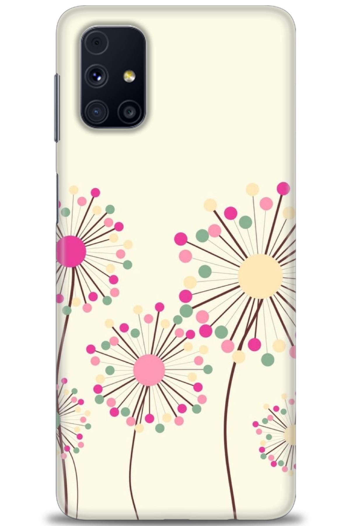 CooperTech Samsung Galaxy M51 İle Uyumlu HD Baskılı Desenli Silikon Kılıf - 55