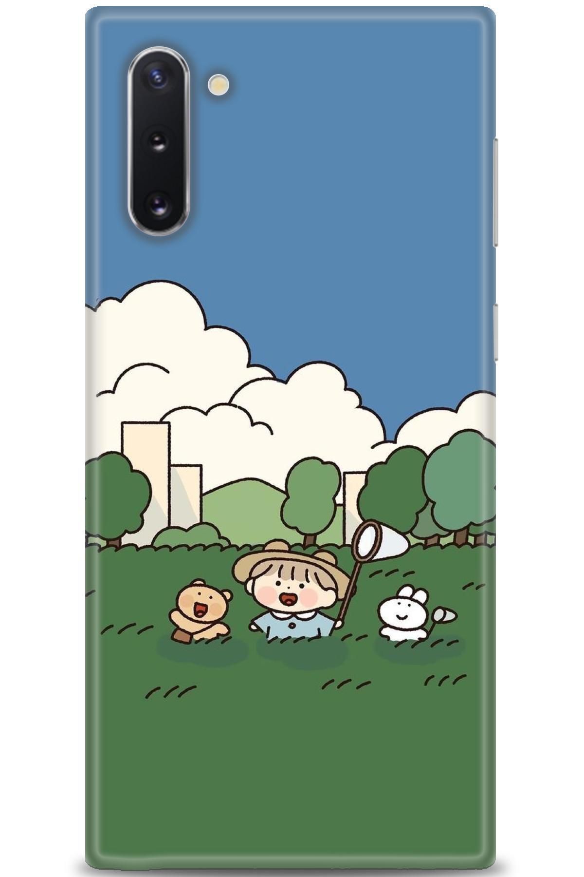 CooperTech Samsung Galaxy Note 10 İle Uyumlu HD Baskılı Desenli Silikon Kılıf - 450