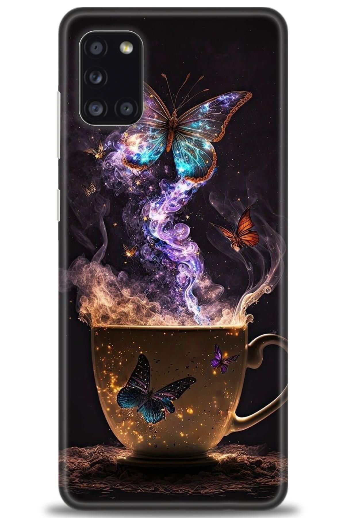 CooperTech Samsung Galaxy A31 İle Uyumlu HD Baskılı Desenli Silikon Kılıf - 612