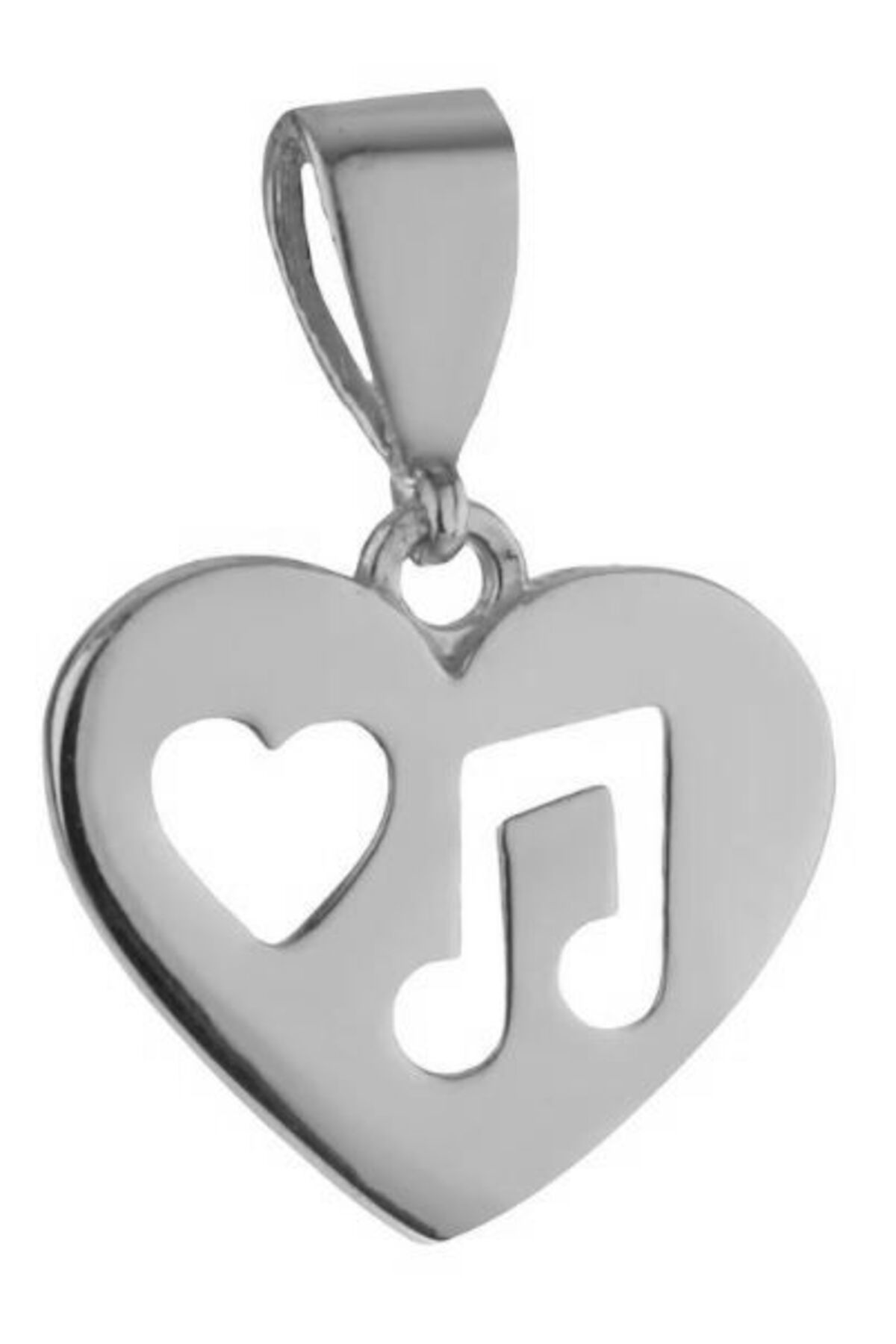 TabiTela 925 Ayar gümüş kolye müzik notası SM3536