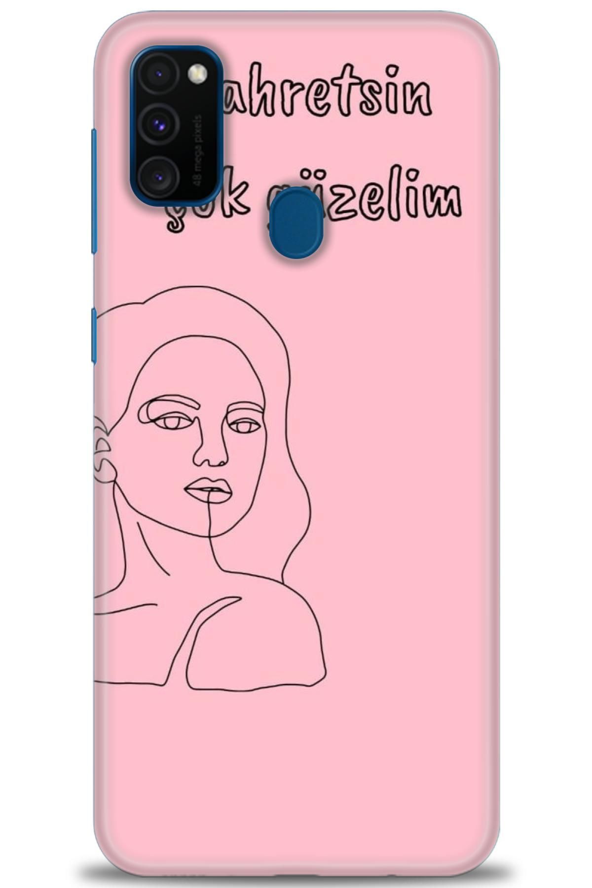 CooperTech Samsung Galaxy M30S İle Uyumlu HD Baskılı Desenli Silikon Kılıf - 207