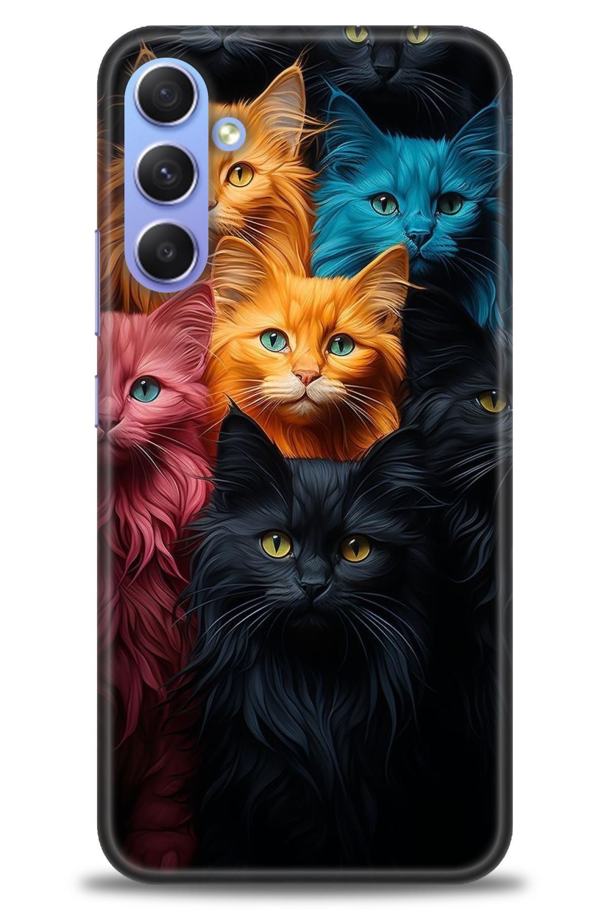 CooperTech Samsung Galaxy A24 İle Uyumlu HD Baskılı Desenli Silikon Kılıf - 126