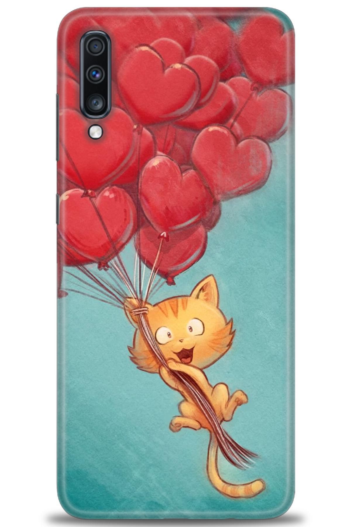 CooperTech Samsung Galaxy A70 İle Uyumlu HD Baskılı Desenli Silikon Kılıf - 513