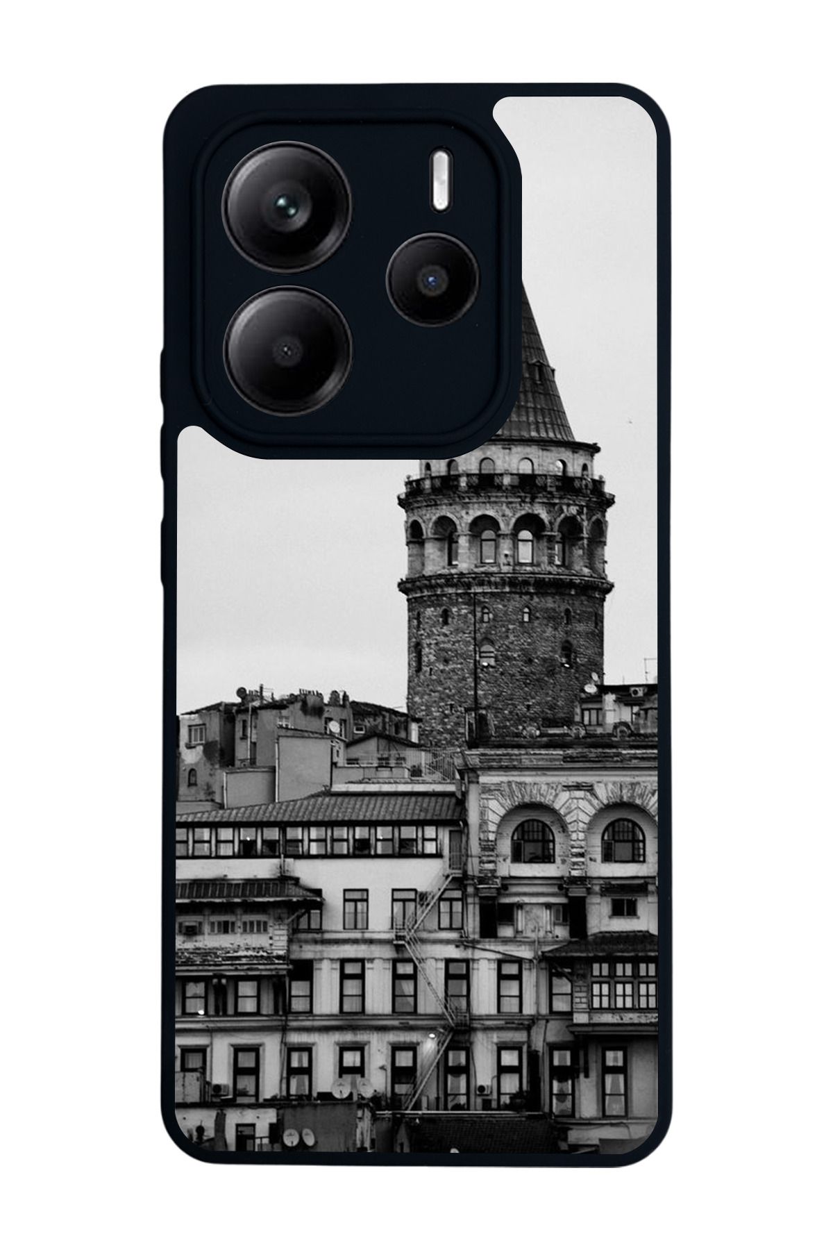 BGAKSESUAR Xiaomi Redmi Note 14 Mat Siyah uyumlu Kılıf – Yumuşak Silikon, Koruyucu, Şok Emici Kapak