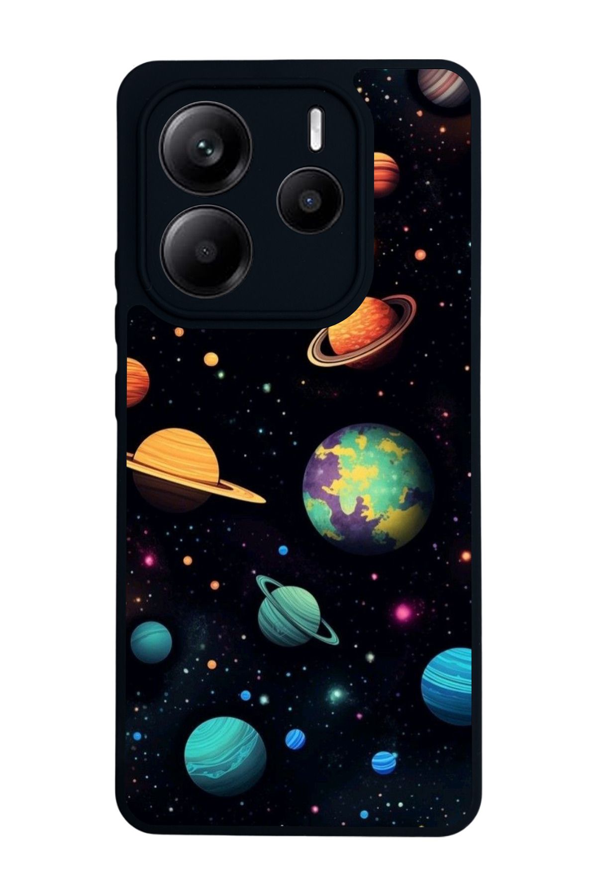 BGAKSESUAR Xiaomi Redmi Note 14 Mat Siyah uyumlu Kılıf – Yumuşak Silikon, Koruyucu, Şok Emici Kapak