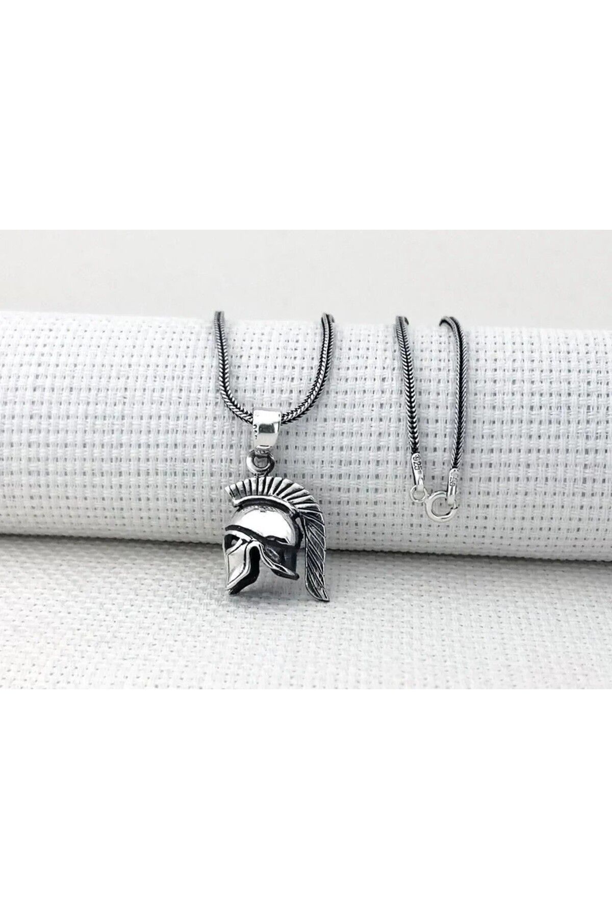 shop Antik Roma Lejyoner Kaskı 925 Ayar Gümüş Erkek Kolye